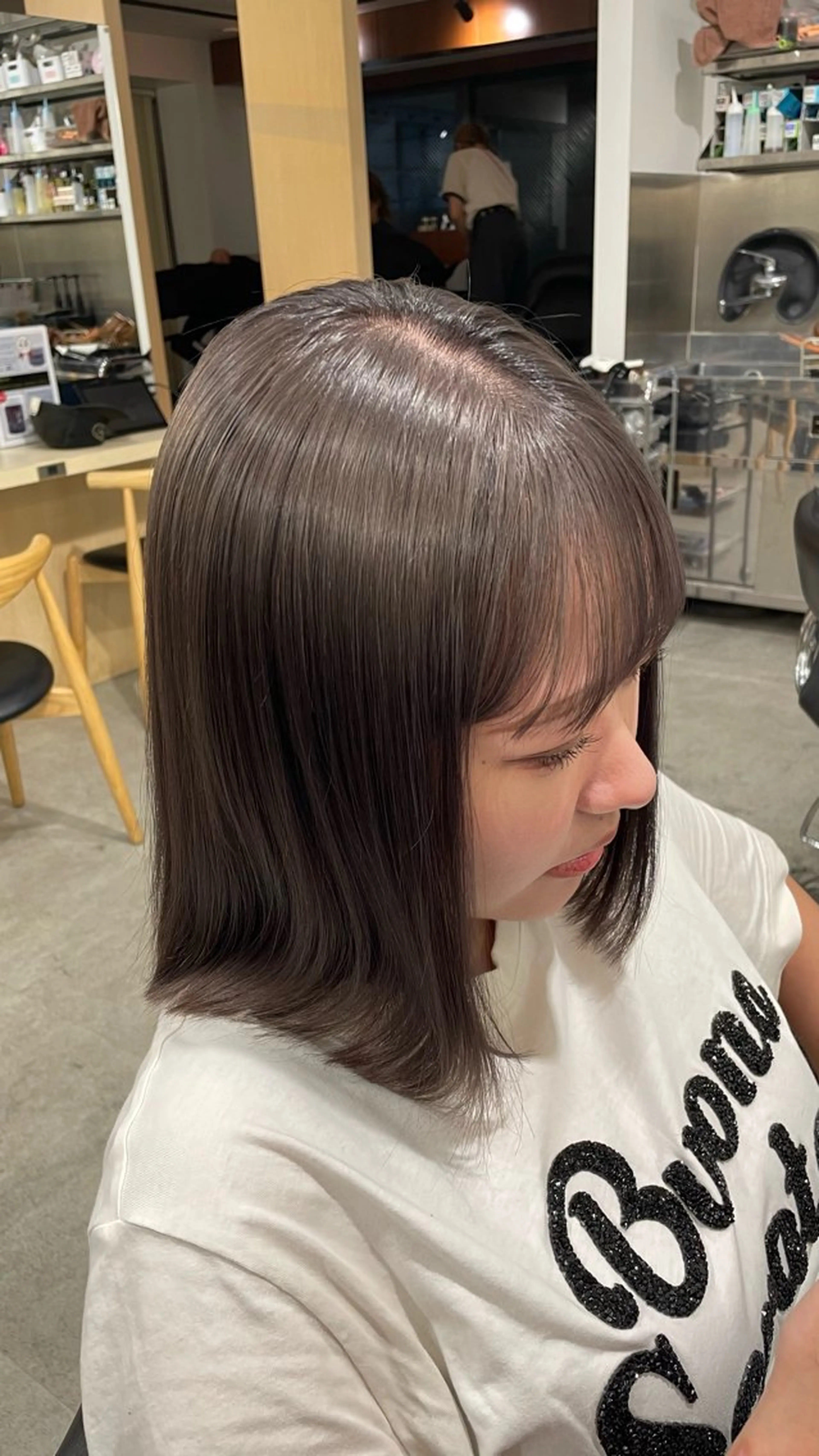 カラー fifth 阿部楓のヘアスタイル