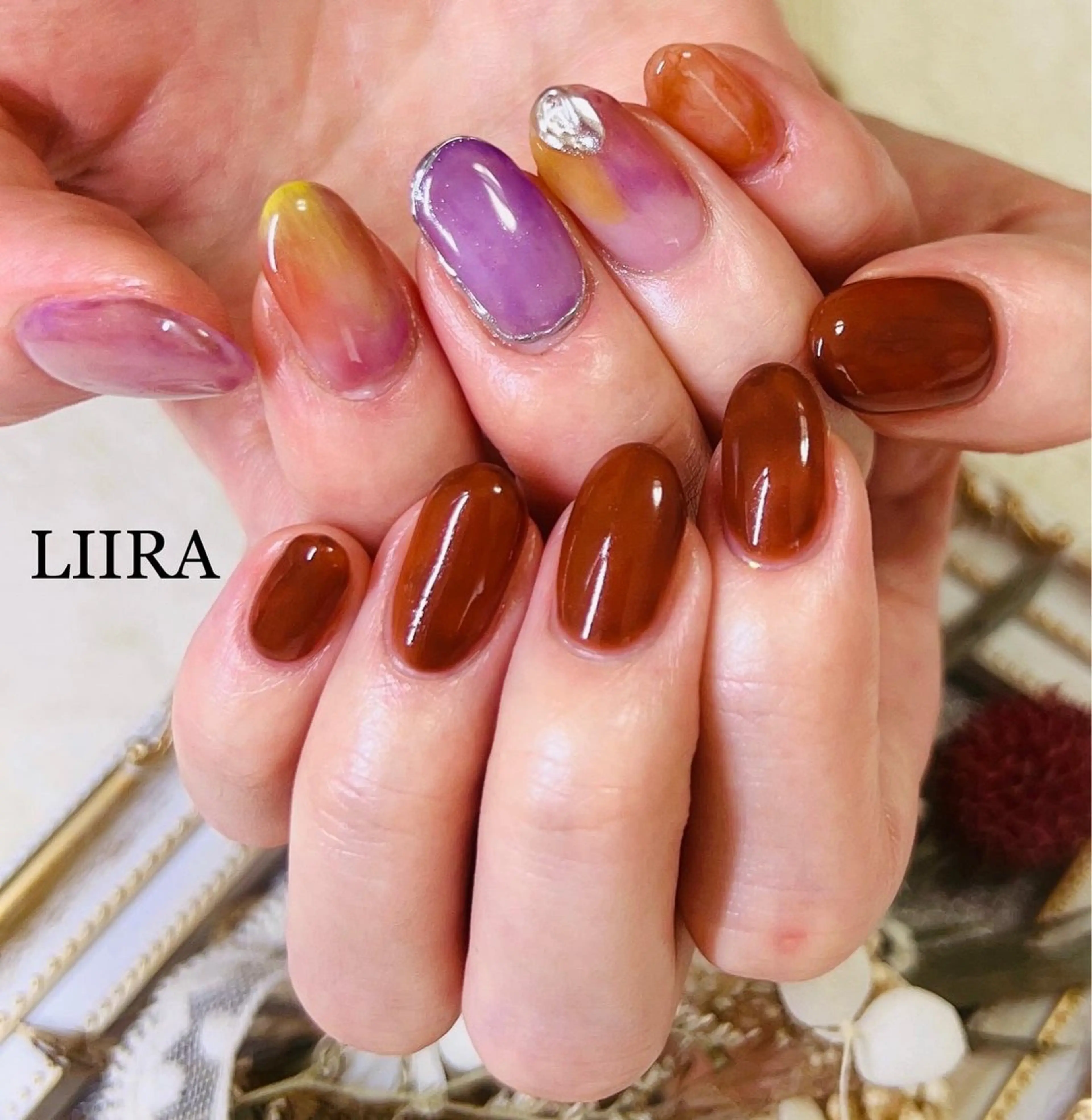 ネイル 持ち込み LIIRA(西船)/ やまださおりのネイルデザイン