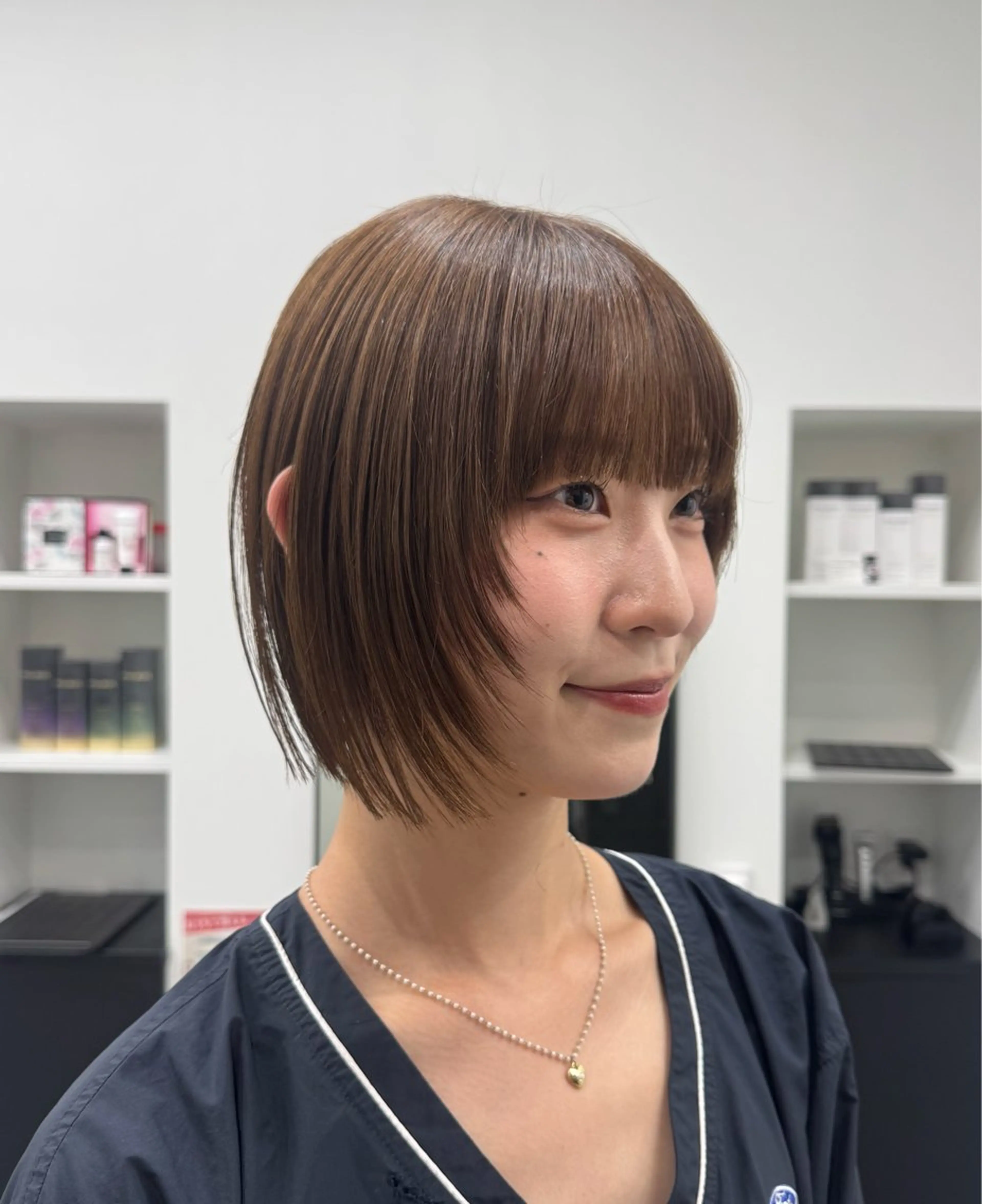 【🌷ྀི期間限定】似合わせカット+前髪縮毛矯正の写真