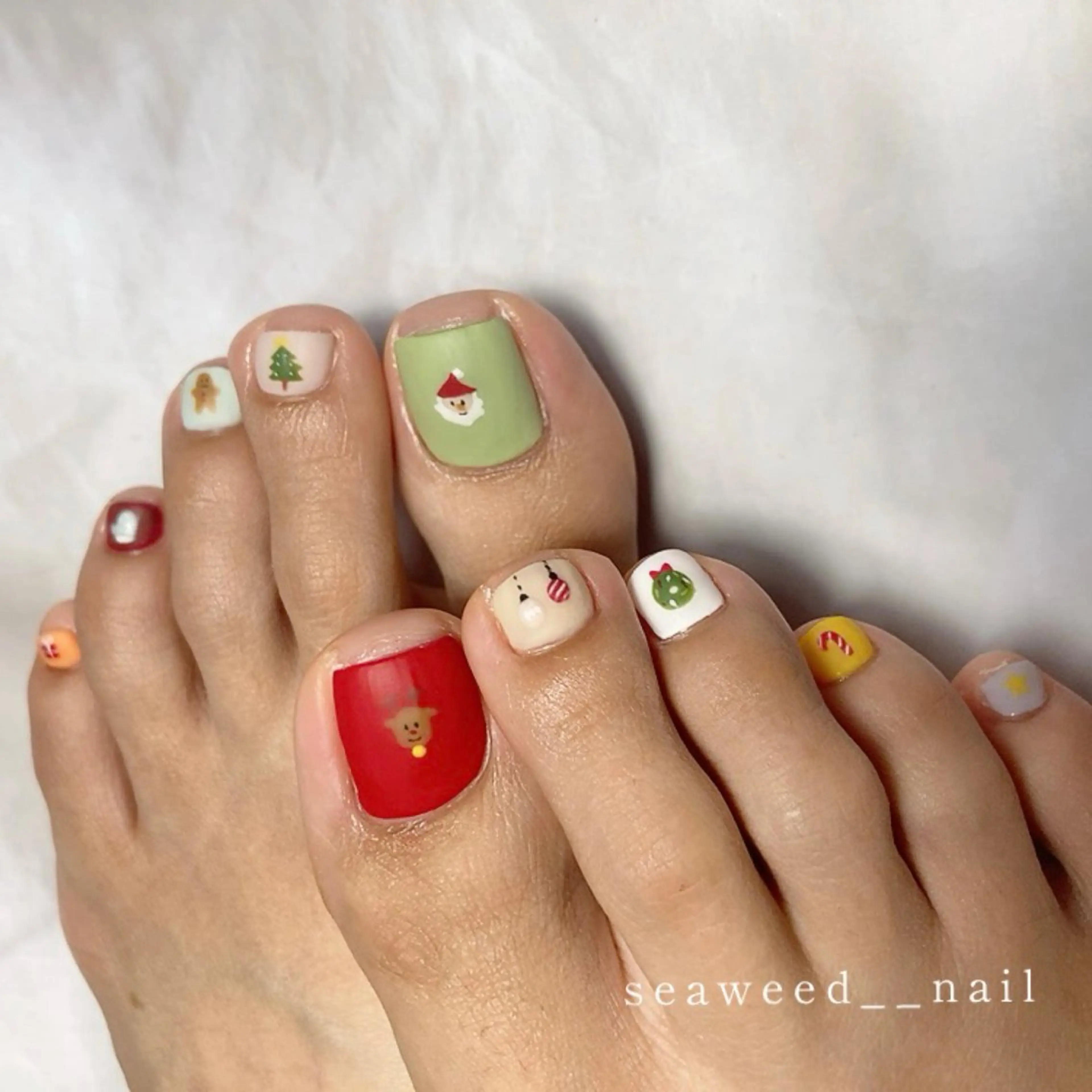 ネイル フットネイル seaweed nailのネイルデザイン