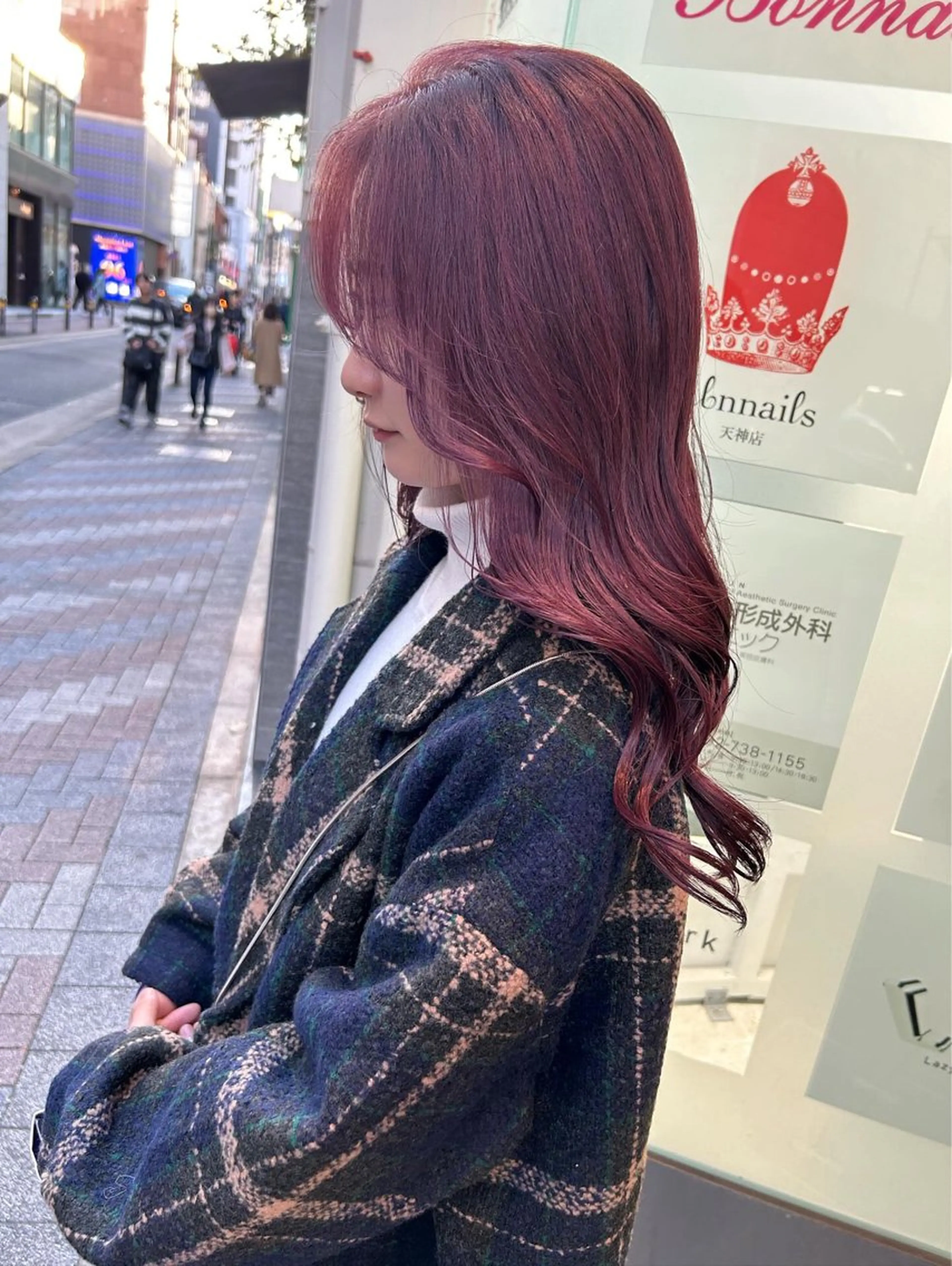 ロング カラー カット ヘアカラー トリートメント 髪質改善will hairdesignのヘアスタイル