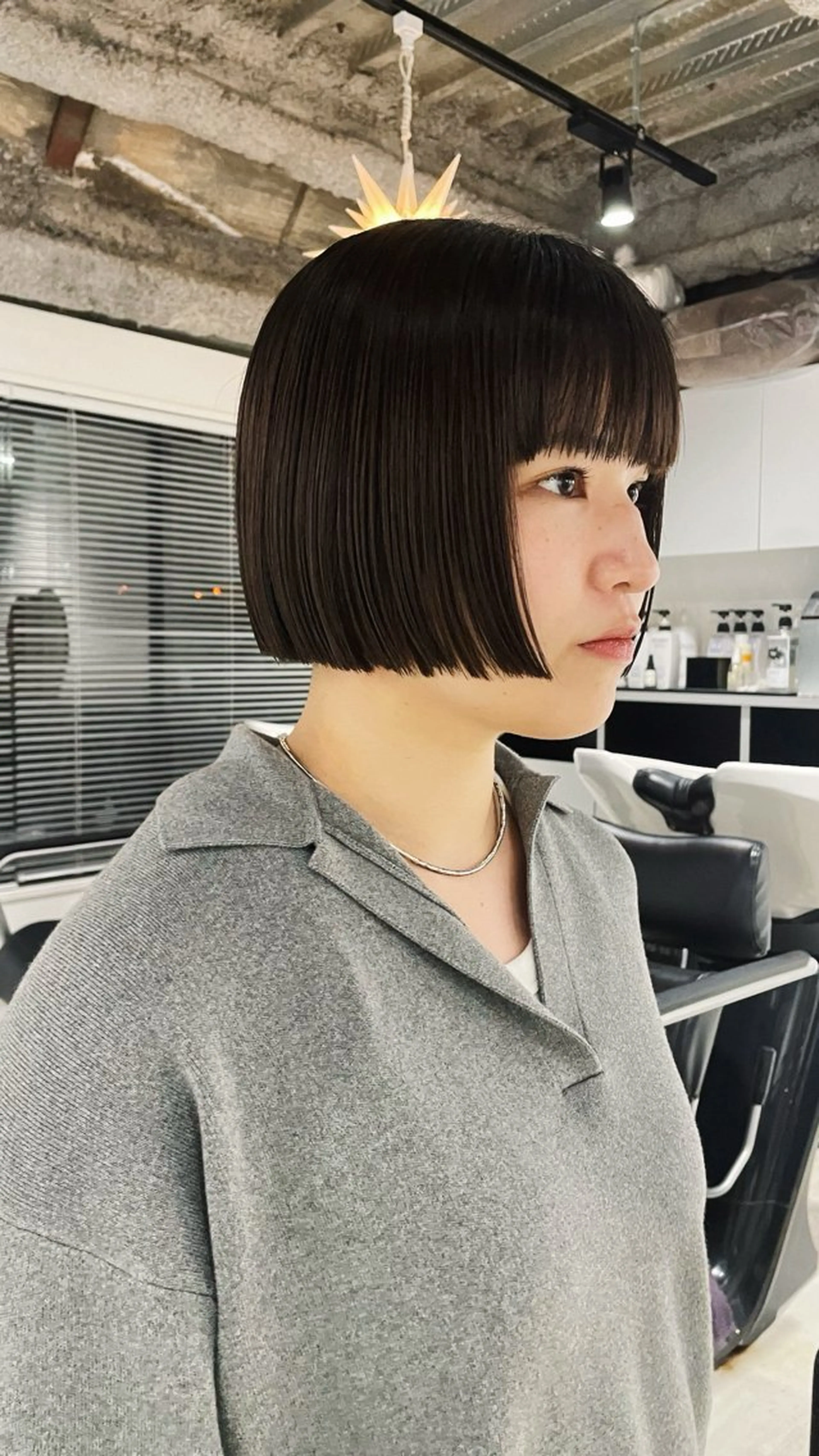 ミディアム ヘアカラー トリートメント groovy所属・学芸大学/bob/ Sakuraのヘアスタイル