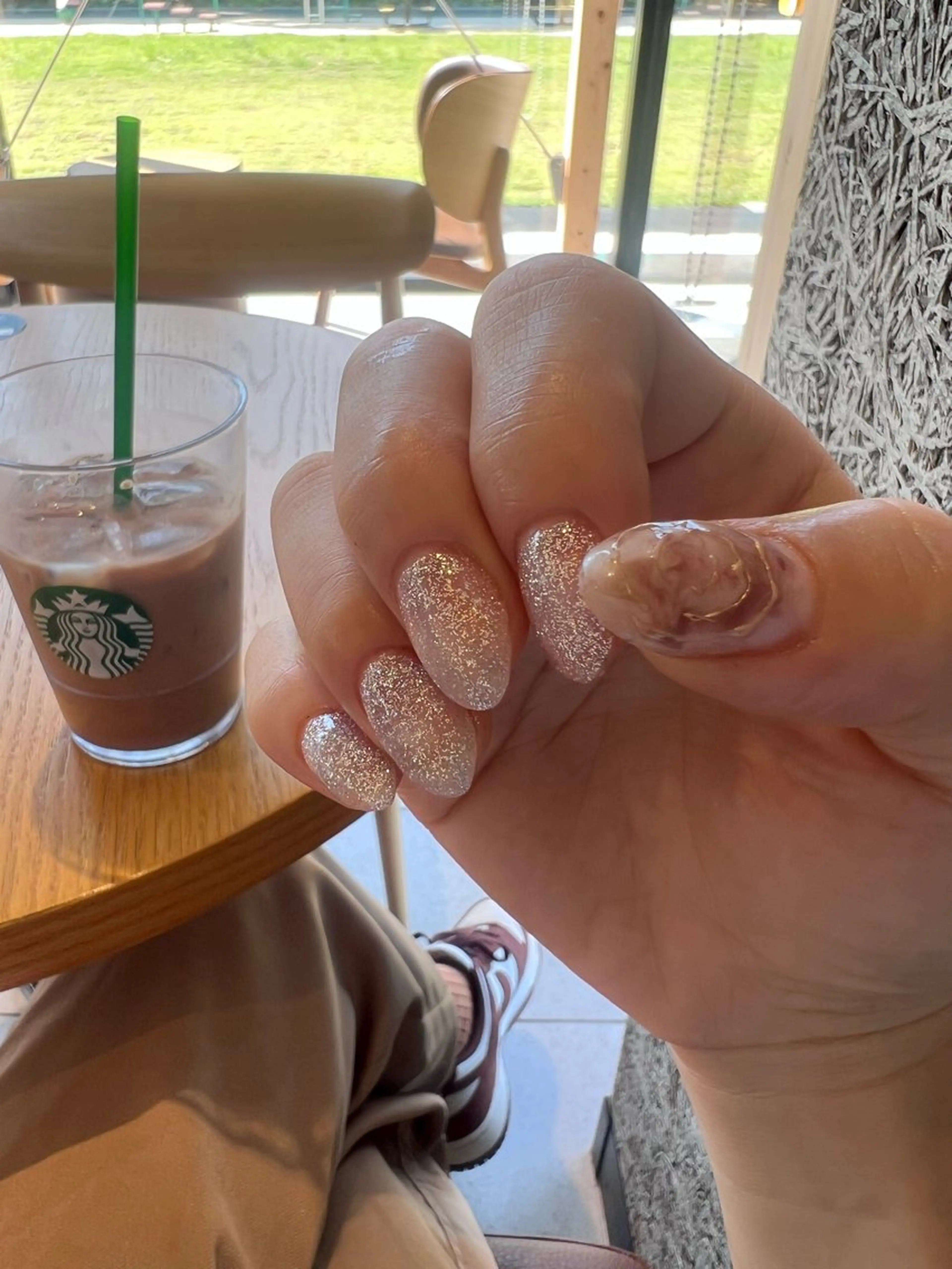 ネイル 金 柚嬉のネイルデザイン