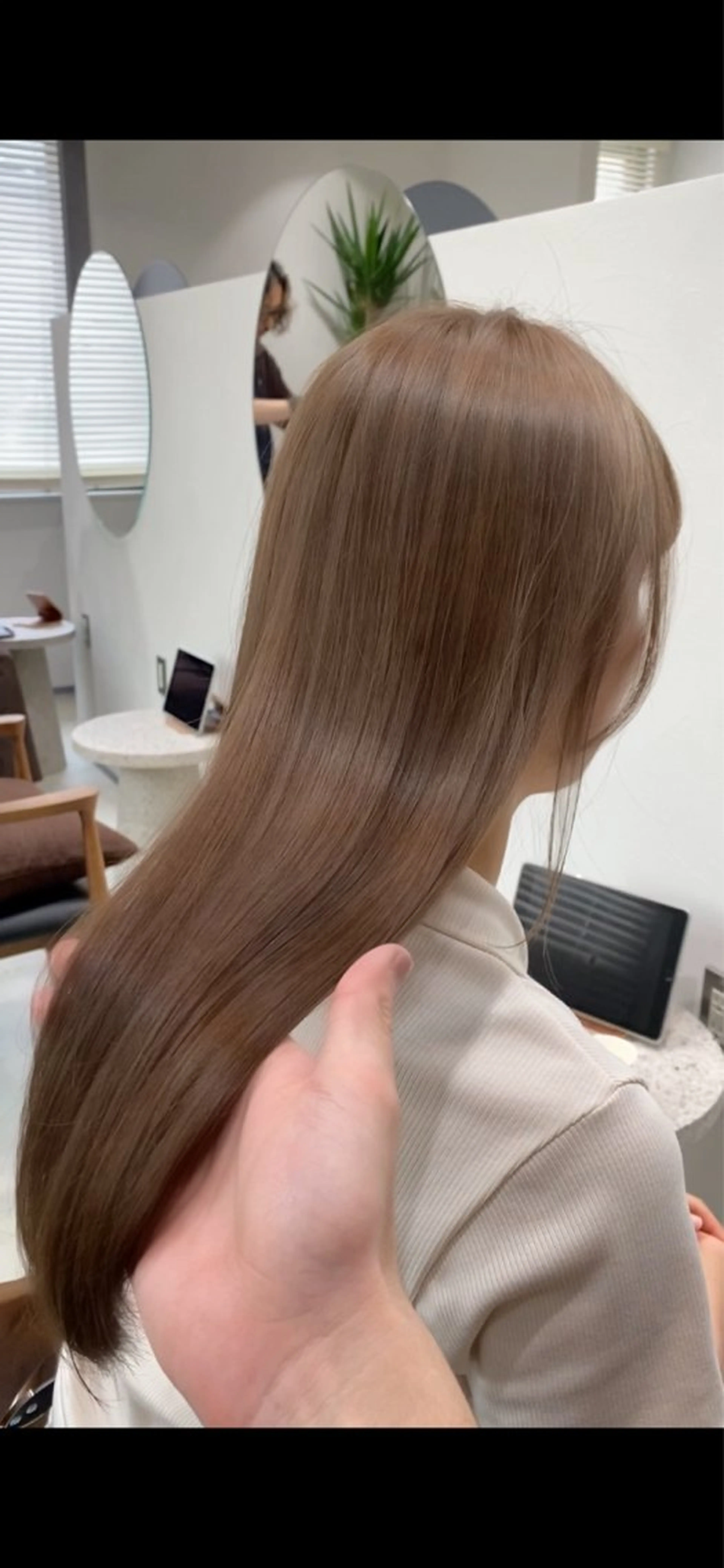 ロング カラー カット ヘアカラー トリートメント Aujuaソムリエ ❤️‍🔥今吉 晃太のヘアスタイル