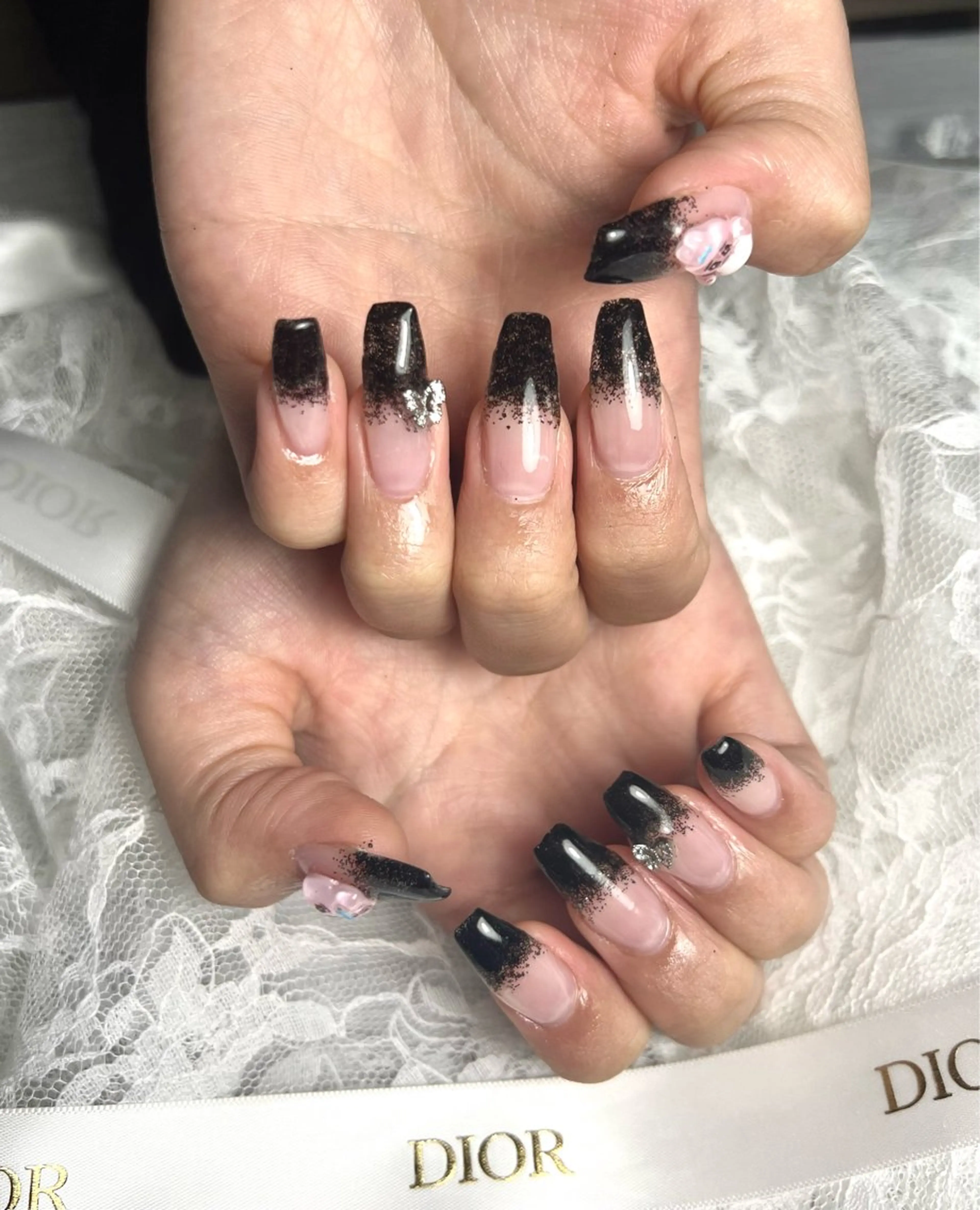 ネイル ラメ(グリッター) ラメグラデーション miku nail🦋のネイルデザイン