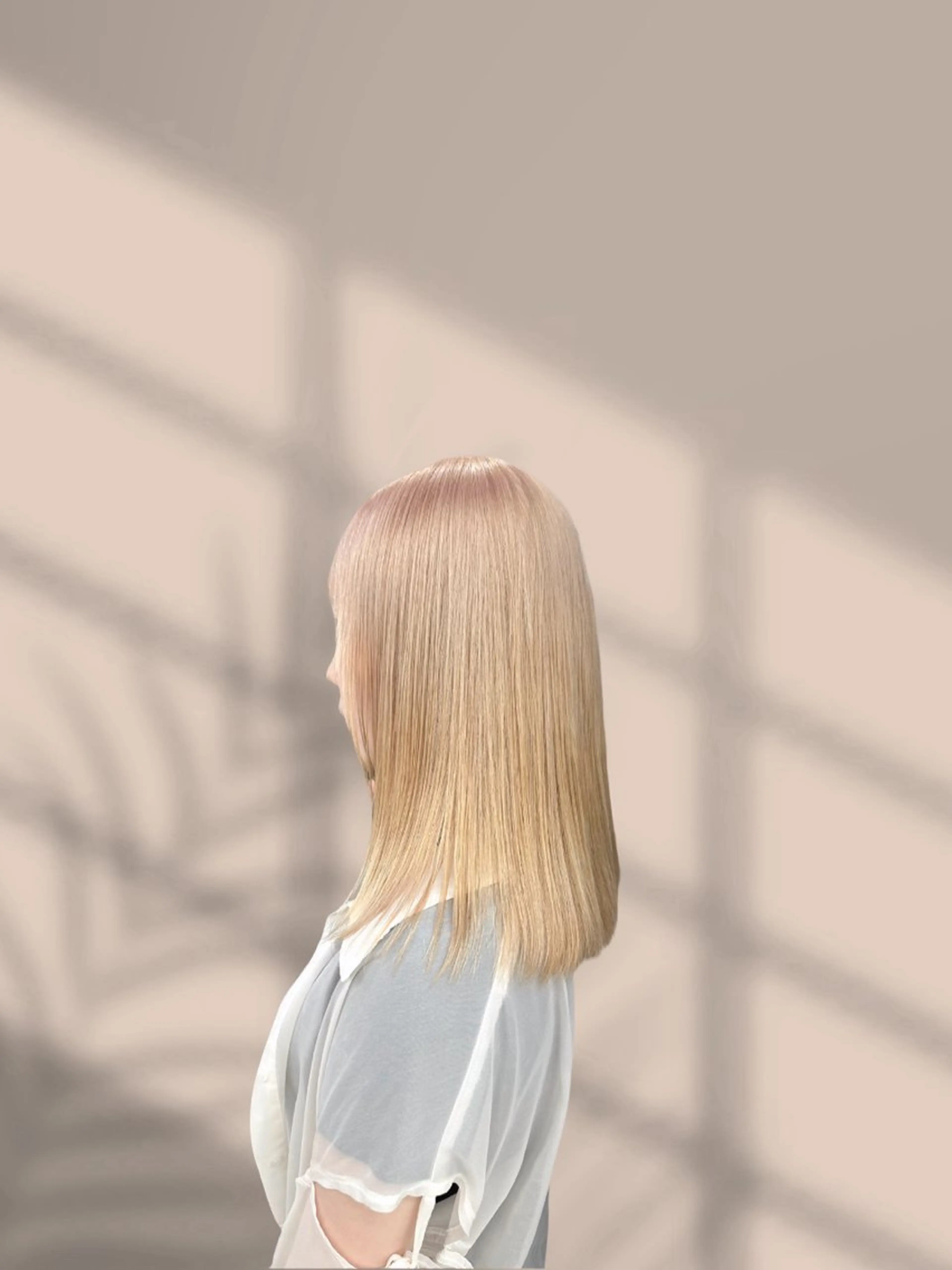 ロング カラー ヘアカラー くすみミルクティー／ ブラウン🪡TOWAのヘアスタイル
