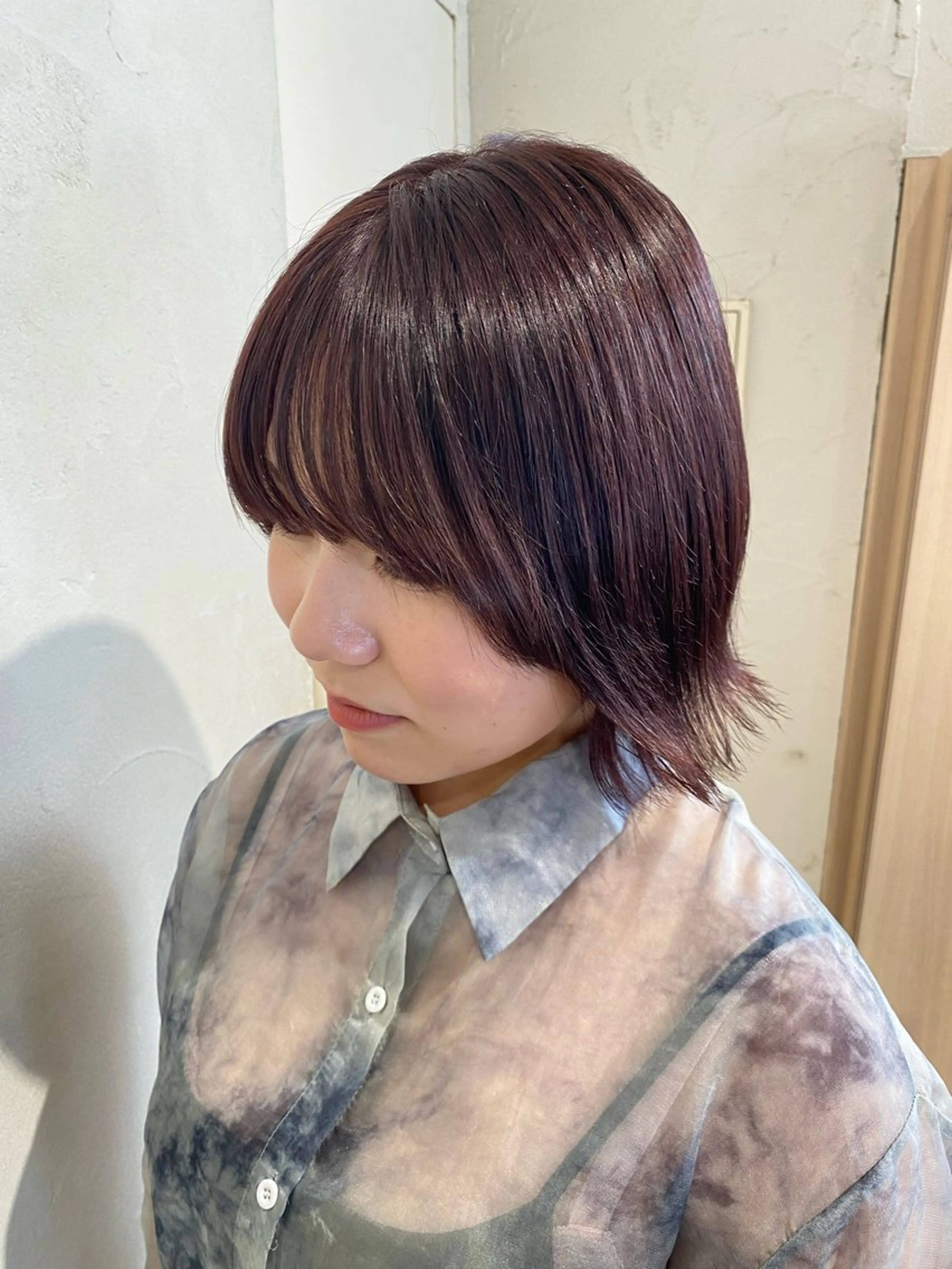 ショート カラー ヘアカラー トリートメント 🩶 AIRA / 透明感カラー 🩶のヘアスタイル