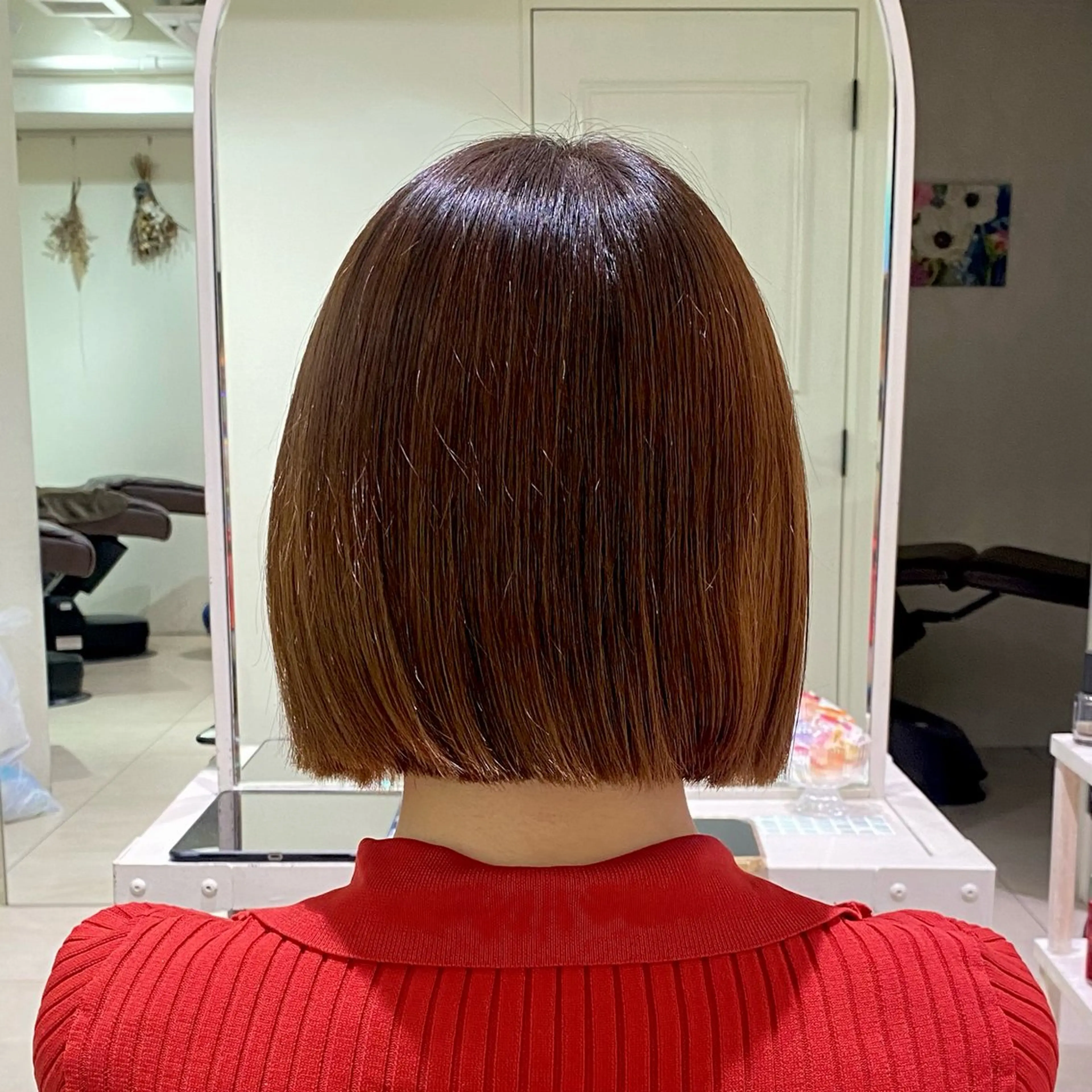ショート 暖色カラー🍒ヘア セット🎀✨Ainaのヘアスタイル