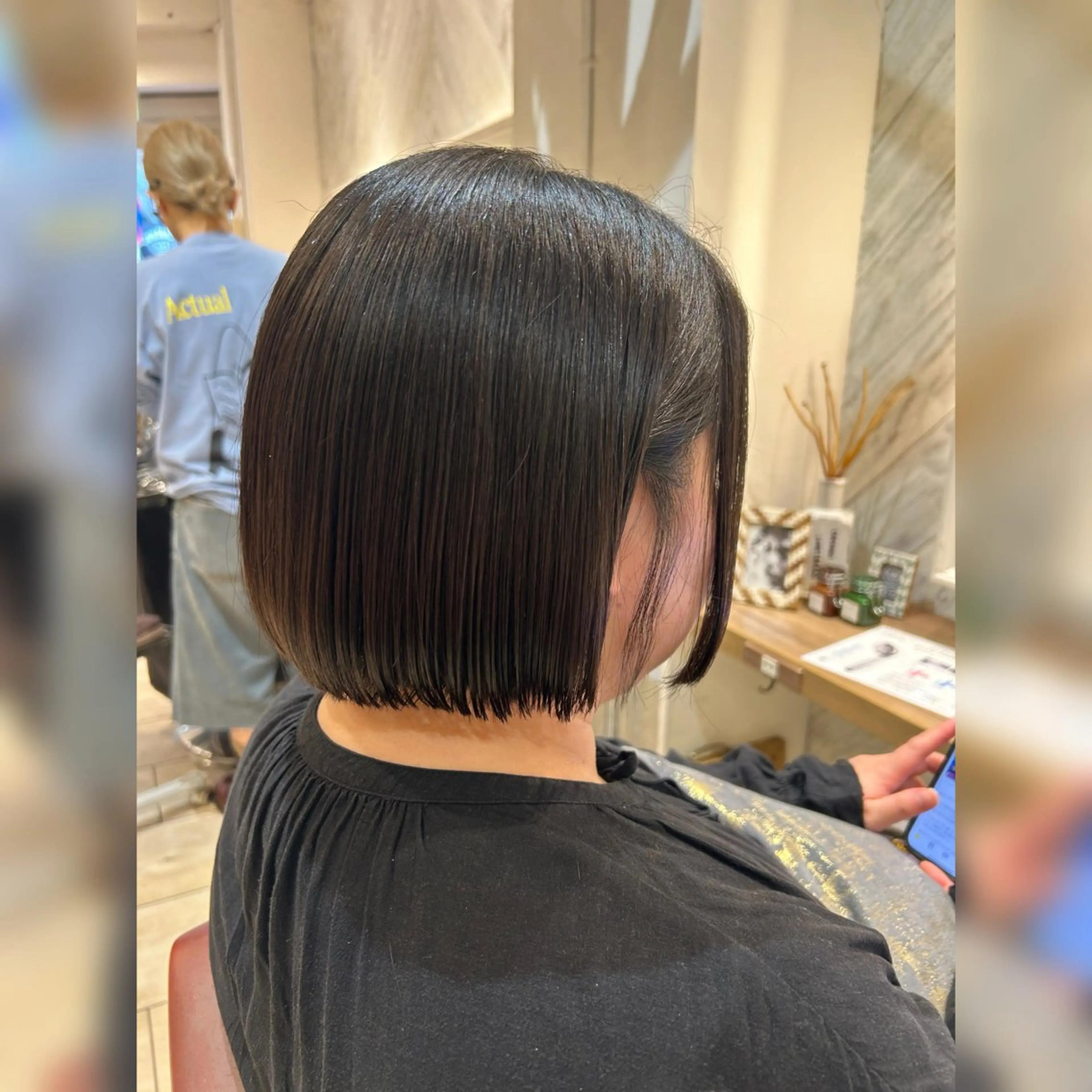 ショート カット ヘッドスパ＆ボブ＆ ツヤ感🌟ナカガマのヘアスタイル