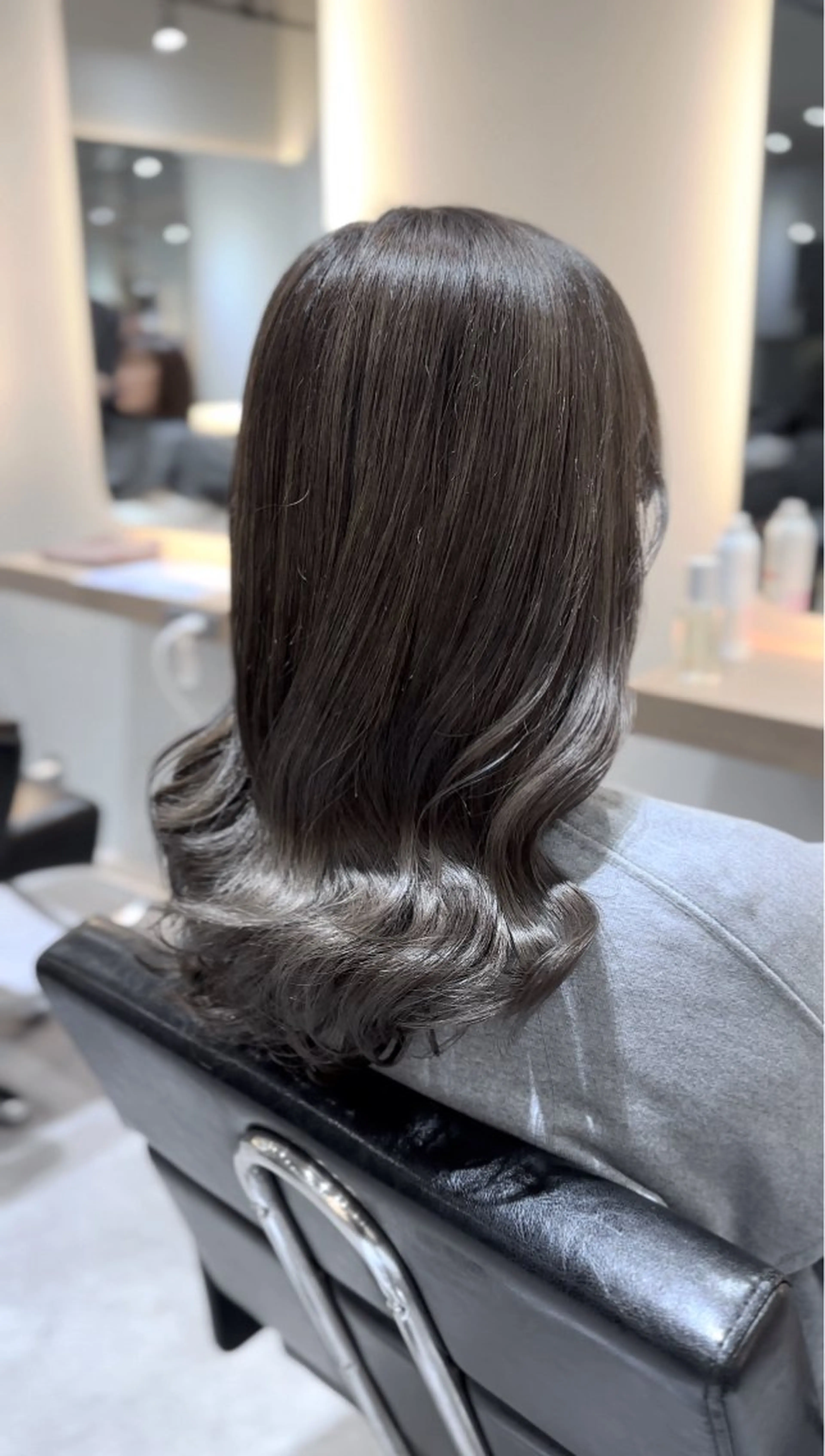 セミロング カラー ブリーチ カット ヘアカラー トリートメント レイヤーカット/ ブリーチカラー/雅人のヘアスタイル