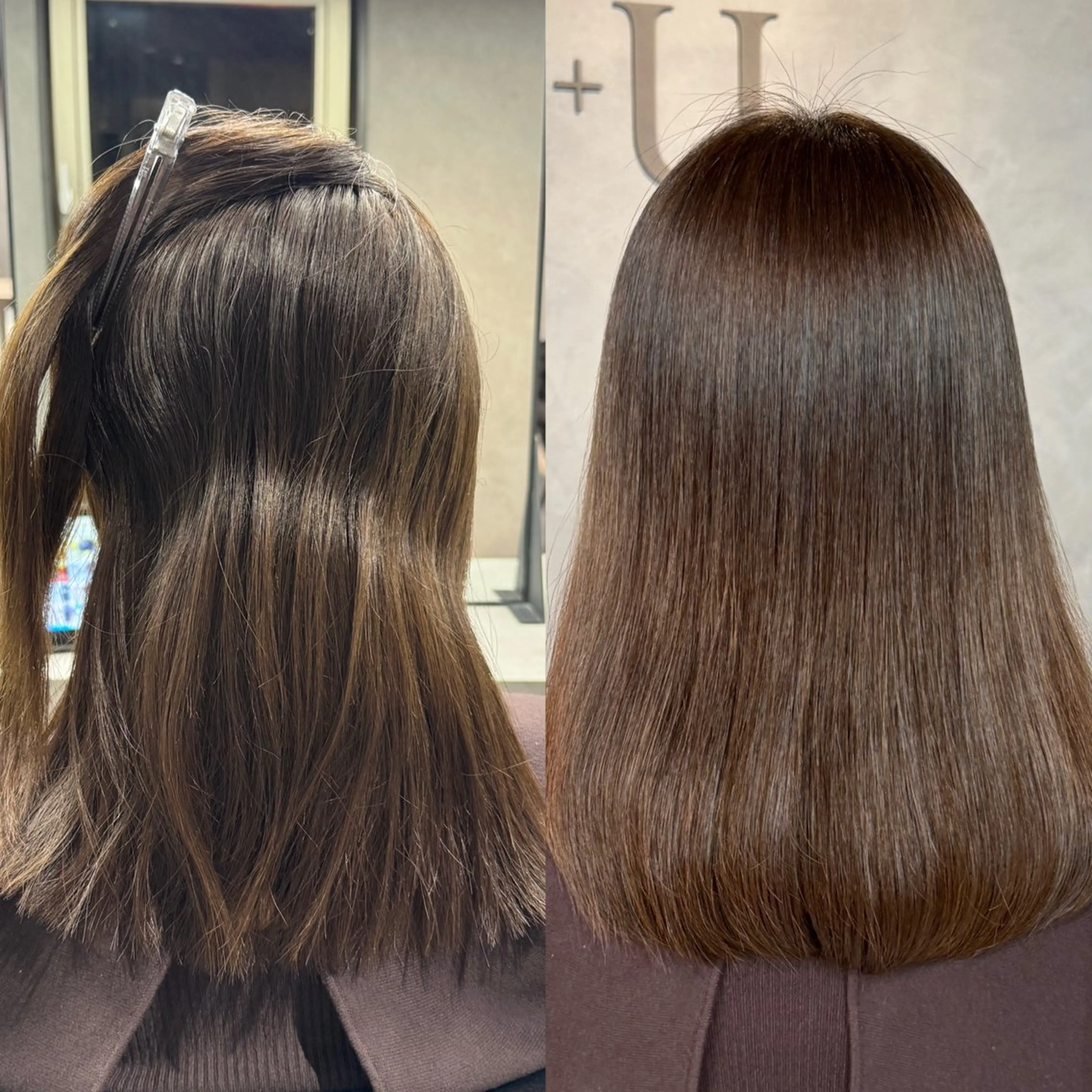 ミディアム カット 縮毛矯正 髪質改善/艶髪 MINAMIのヘアスタイル