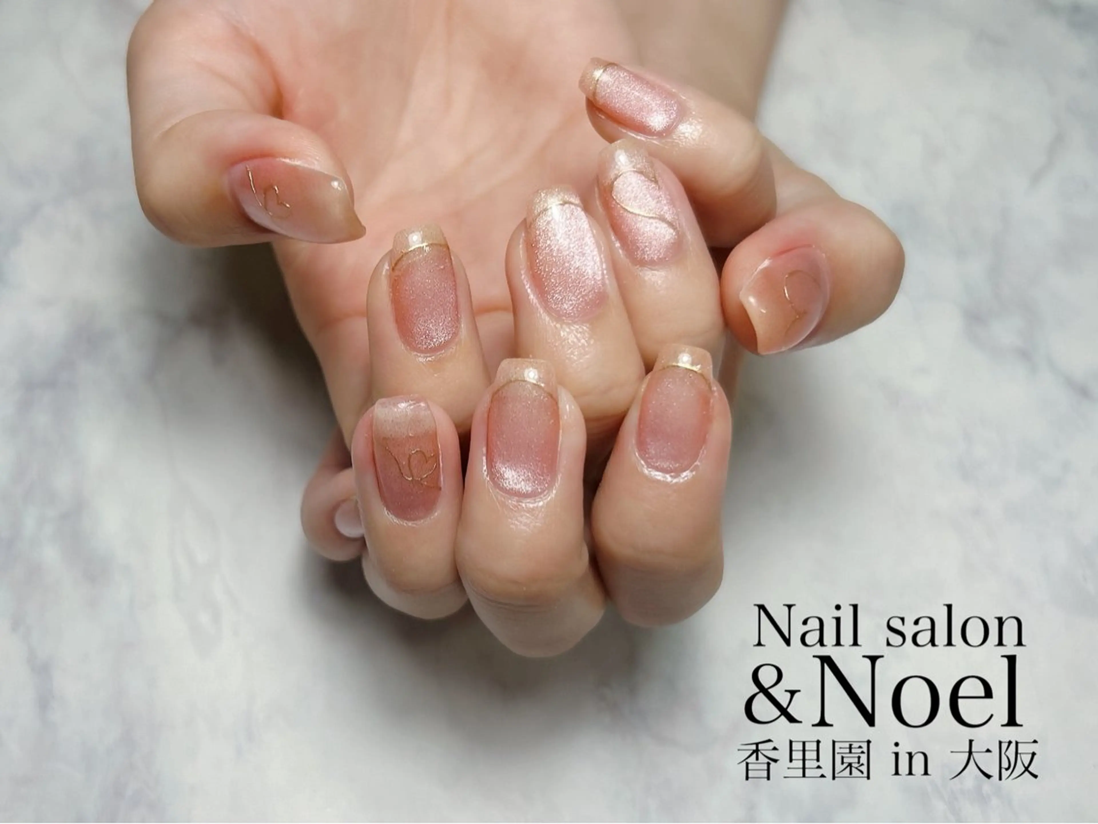 ネイル ハンドネイル Nailsalon  &Noel所属・もも 🍑のネイルデザイン
