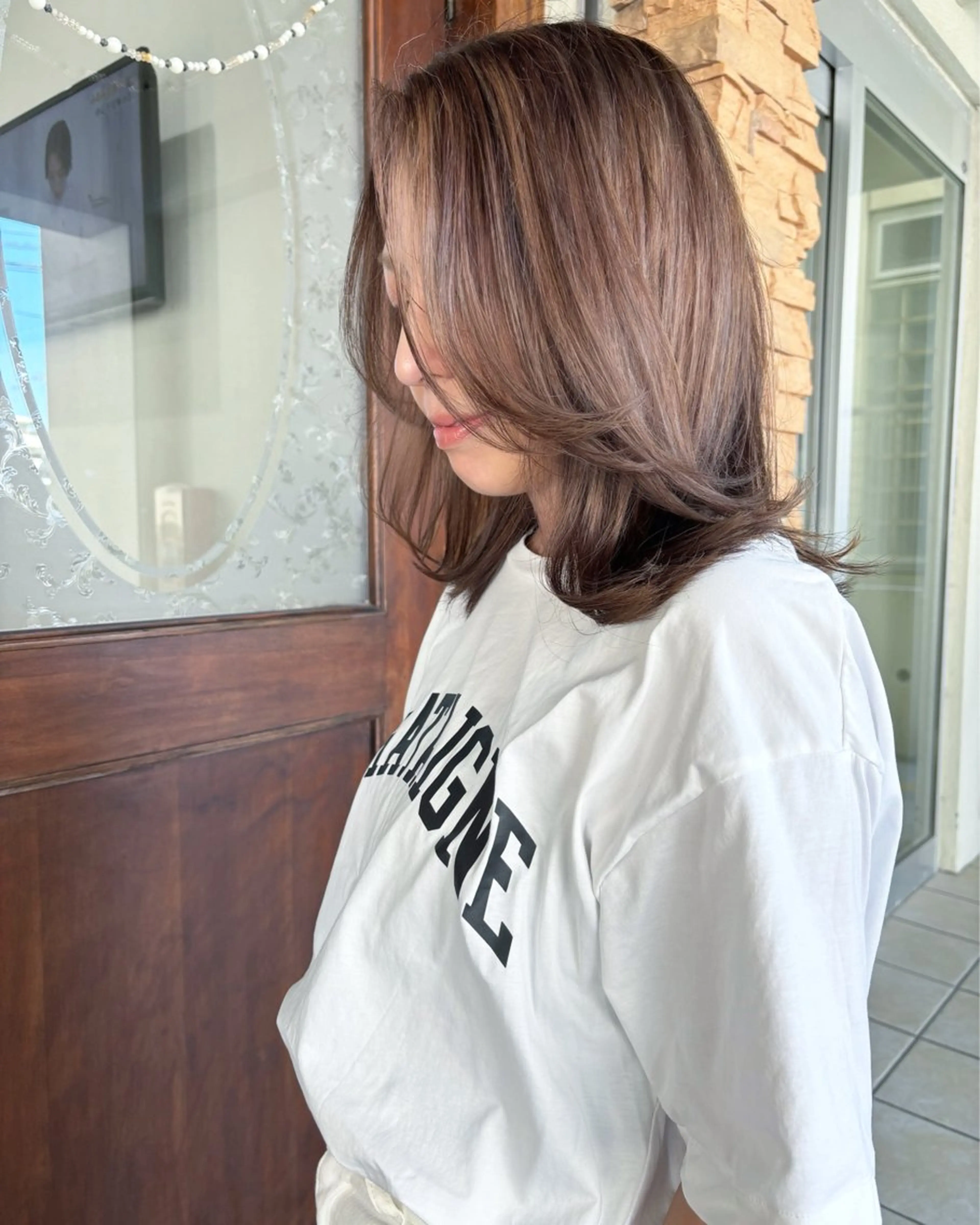 ミディアム カラー イルミナカラー カット ヘアカラー grand juteのヘアスタイル