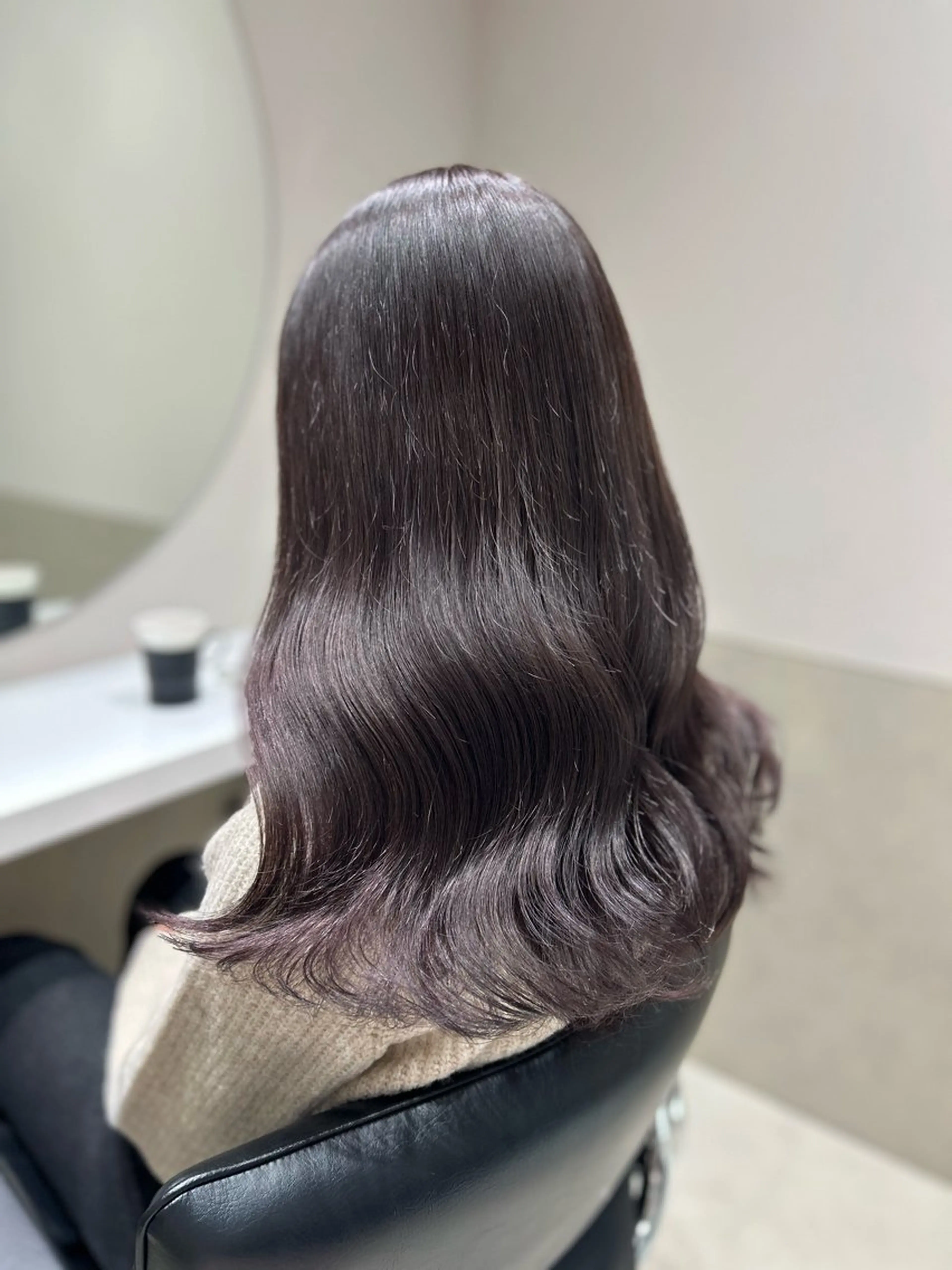 セミロング カラー ヘアアレンジ ヘアカラー トリートメント GOTODAY shair salon 横浜mare店所属・透明感抜群カラー mai🍑♡のヘアスタイル