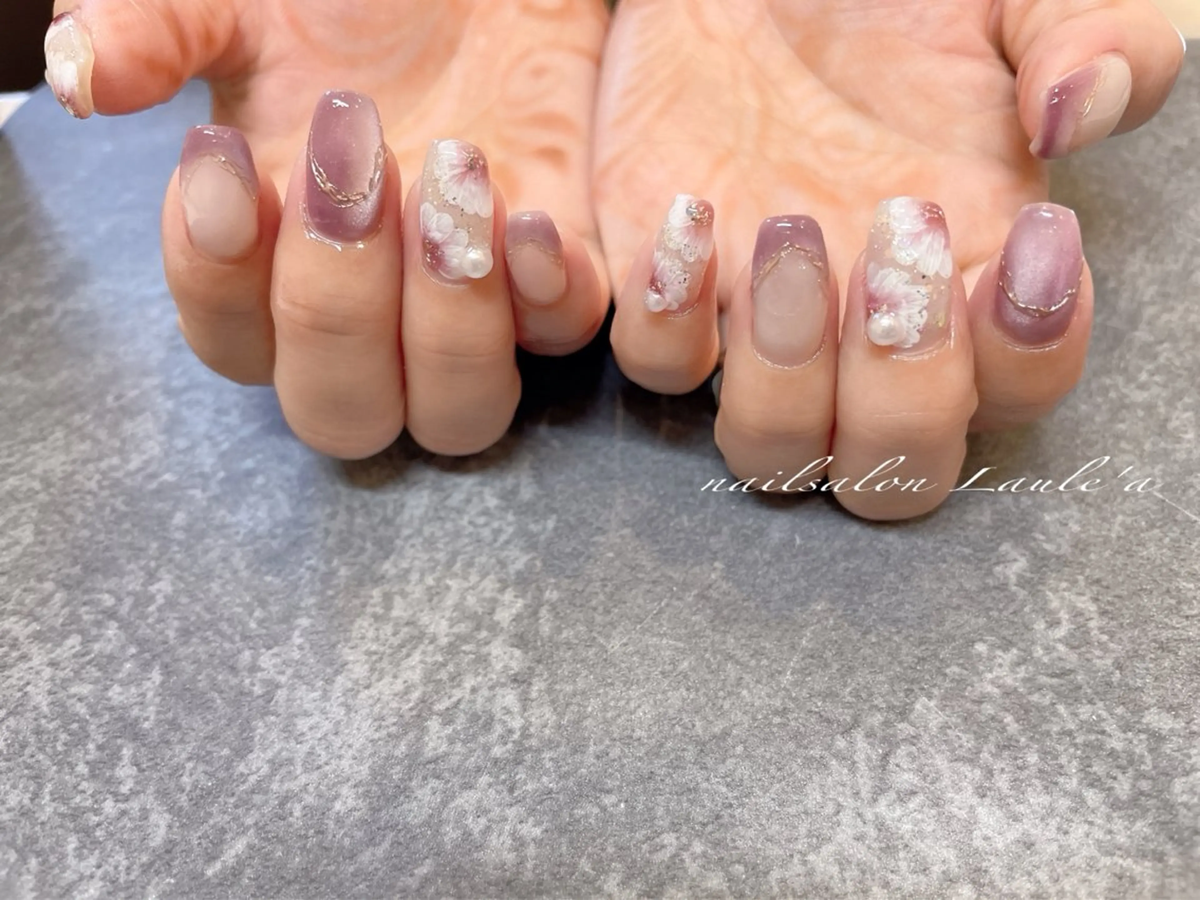 ネイル ハンドネイル nailsalon Laule'aのネイルデザイン