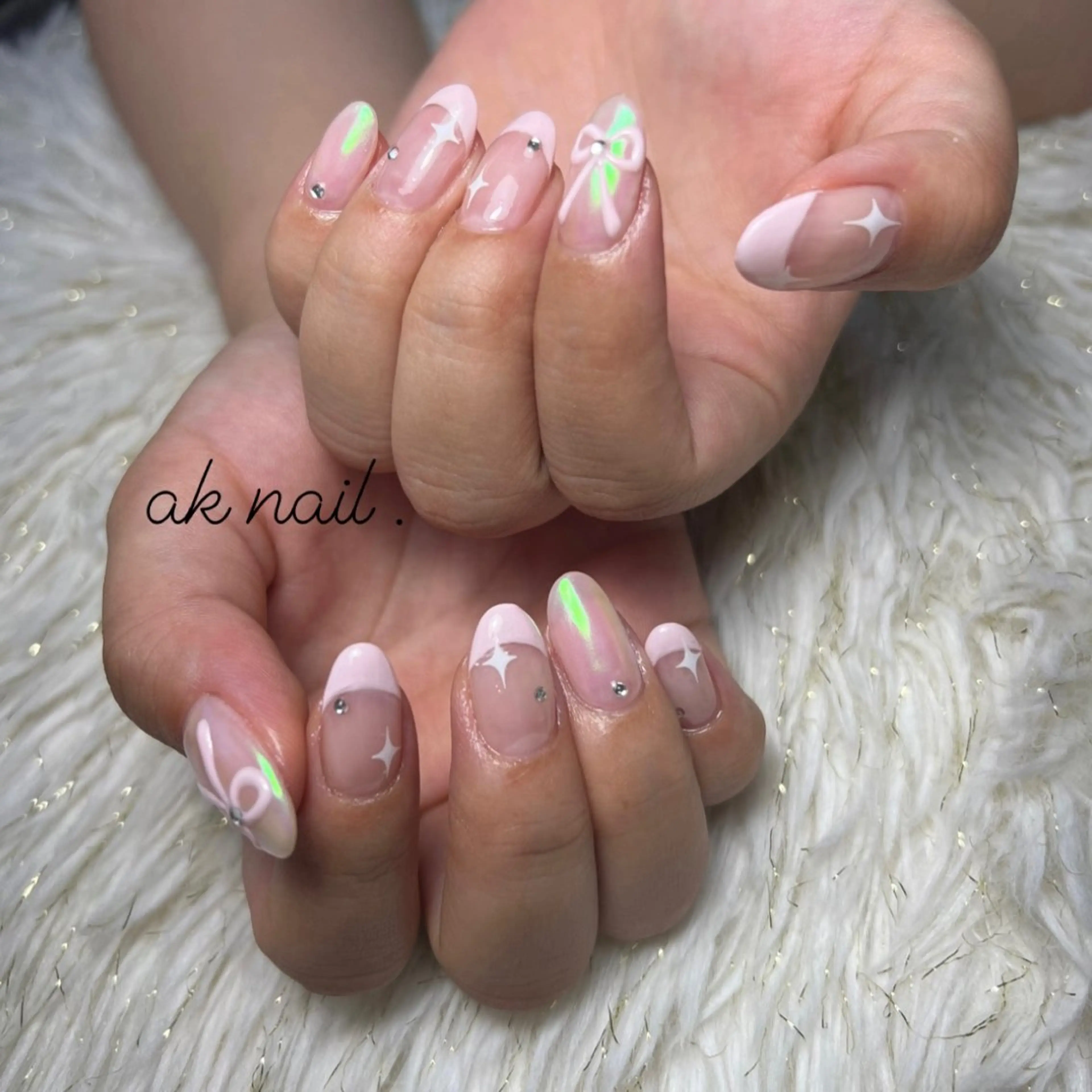 ネイル ハンドネイル ak nail .のネイルデザイン