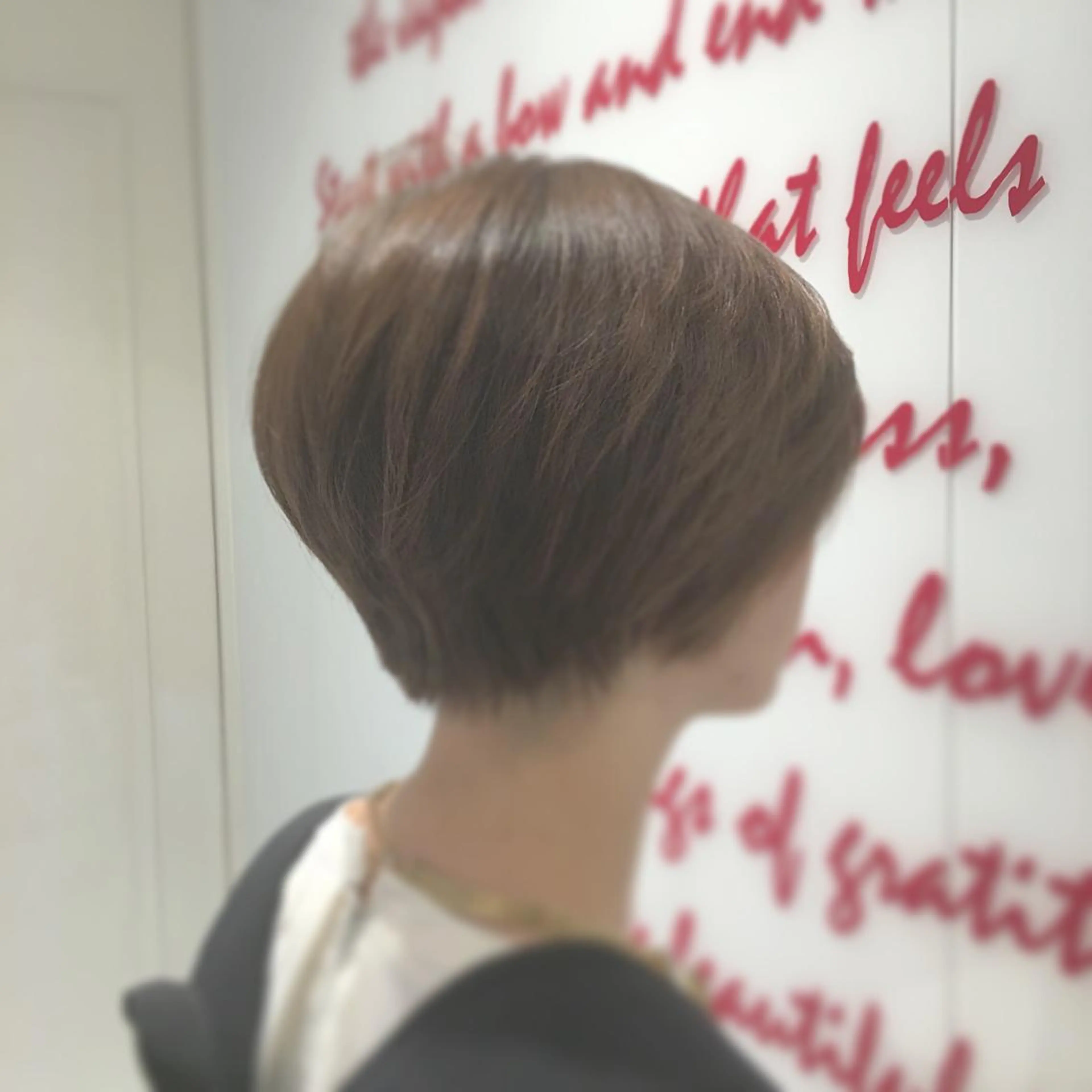 ショート カラー パーマ 藤井 廉のヘアスタイル