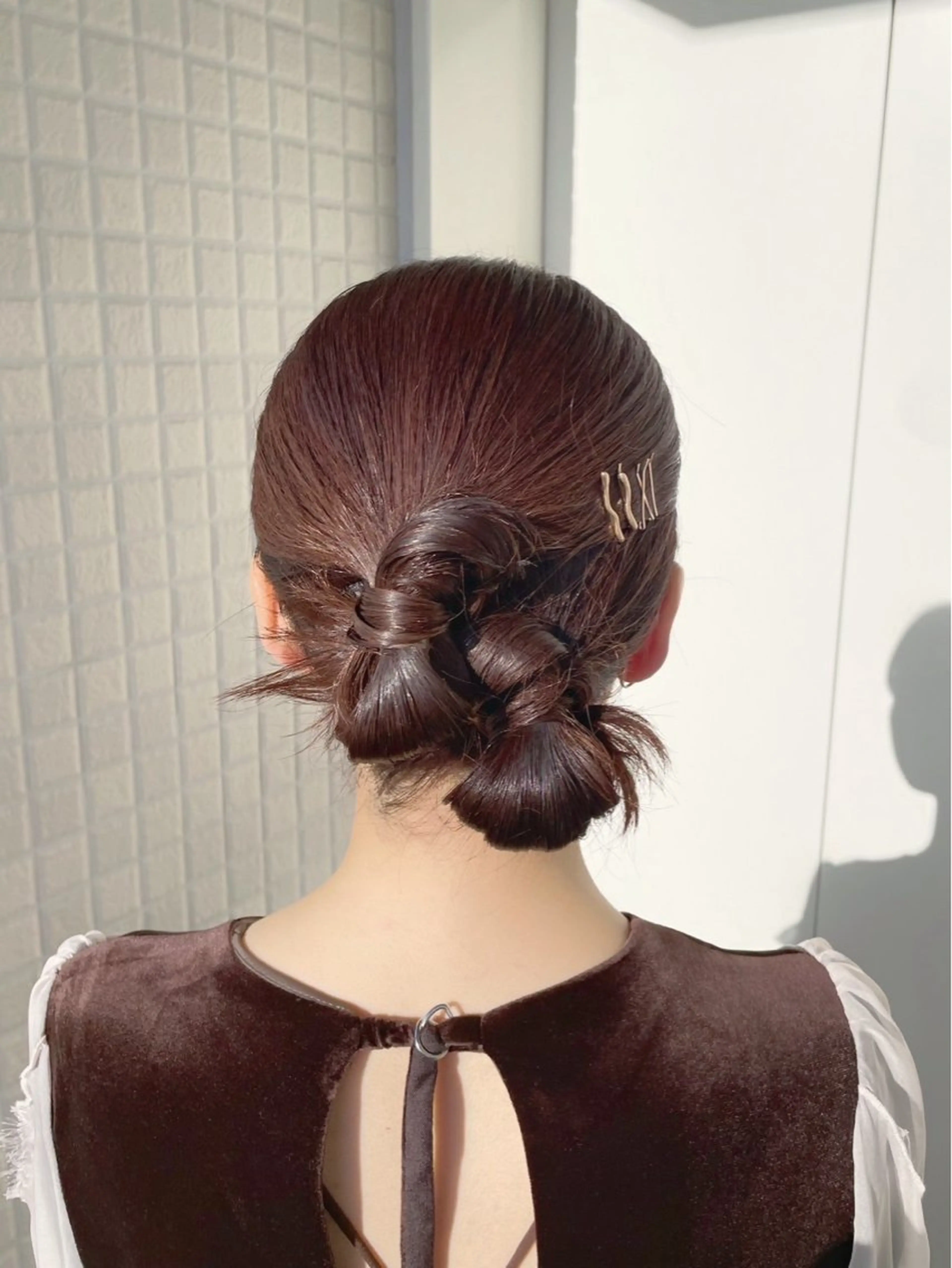 ヘアアレンジ ヘアセット 🖤🌀くるくる パーマ🌀🖤ayaのヘアスタイル