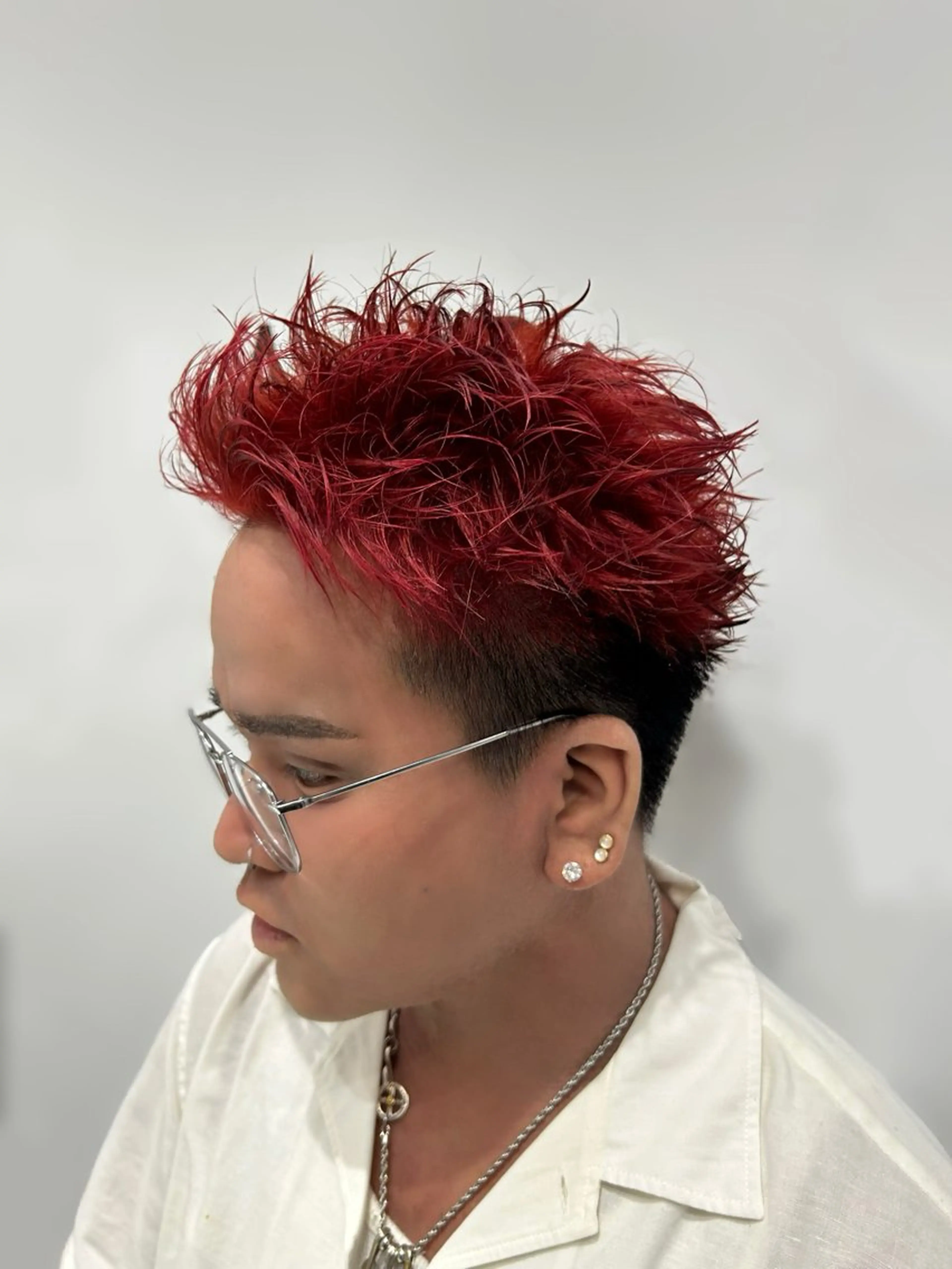 ショート カラー メンズ ヘアカラー For.c.c.c.c所属・近藤 ちかのヘアスタイル