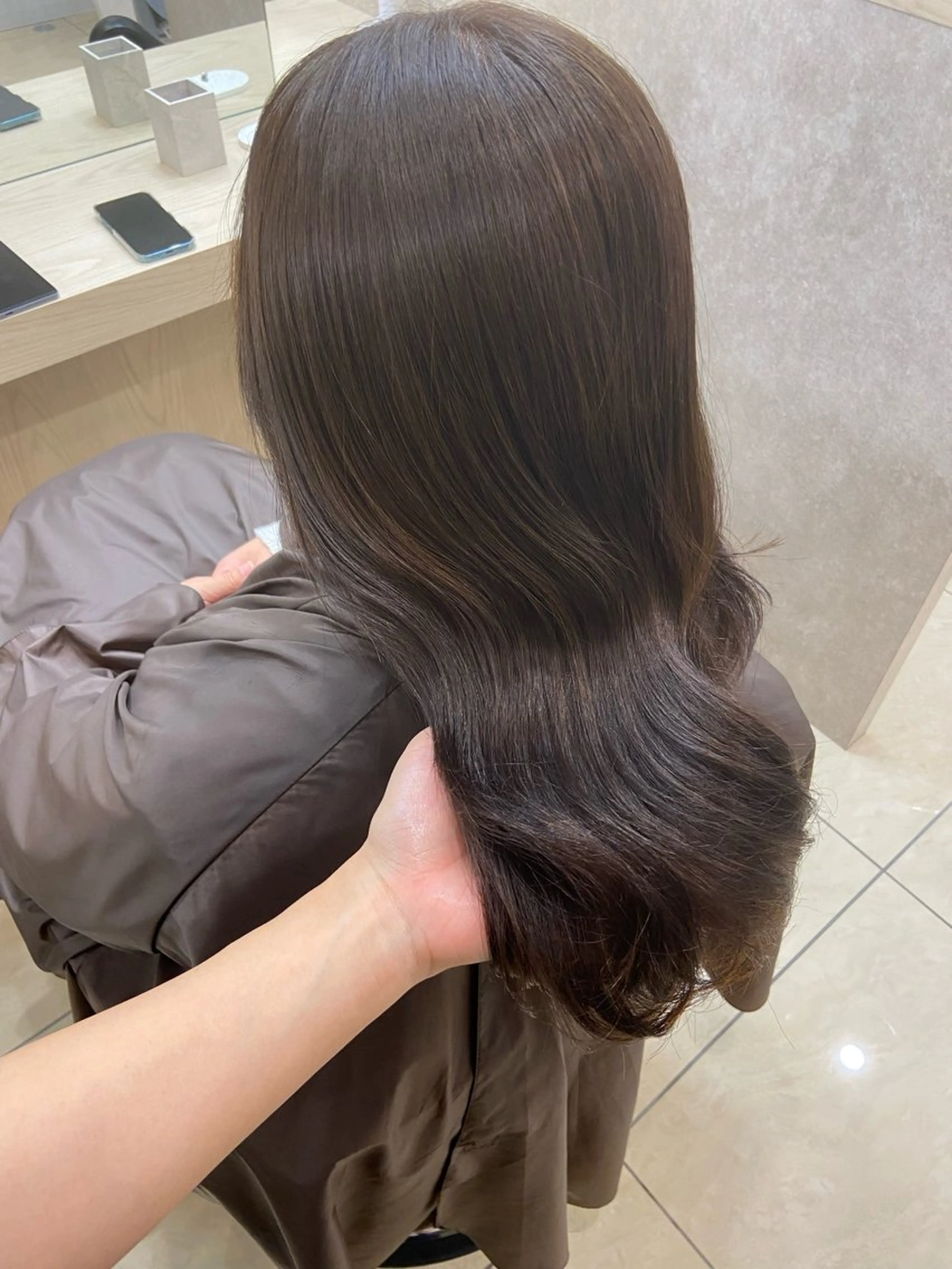 🍒カット+ワンカラー+ハホニコラメラメ3stepトリートメント🍒の写真