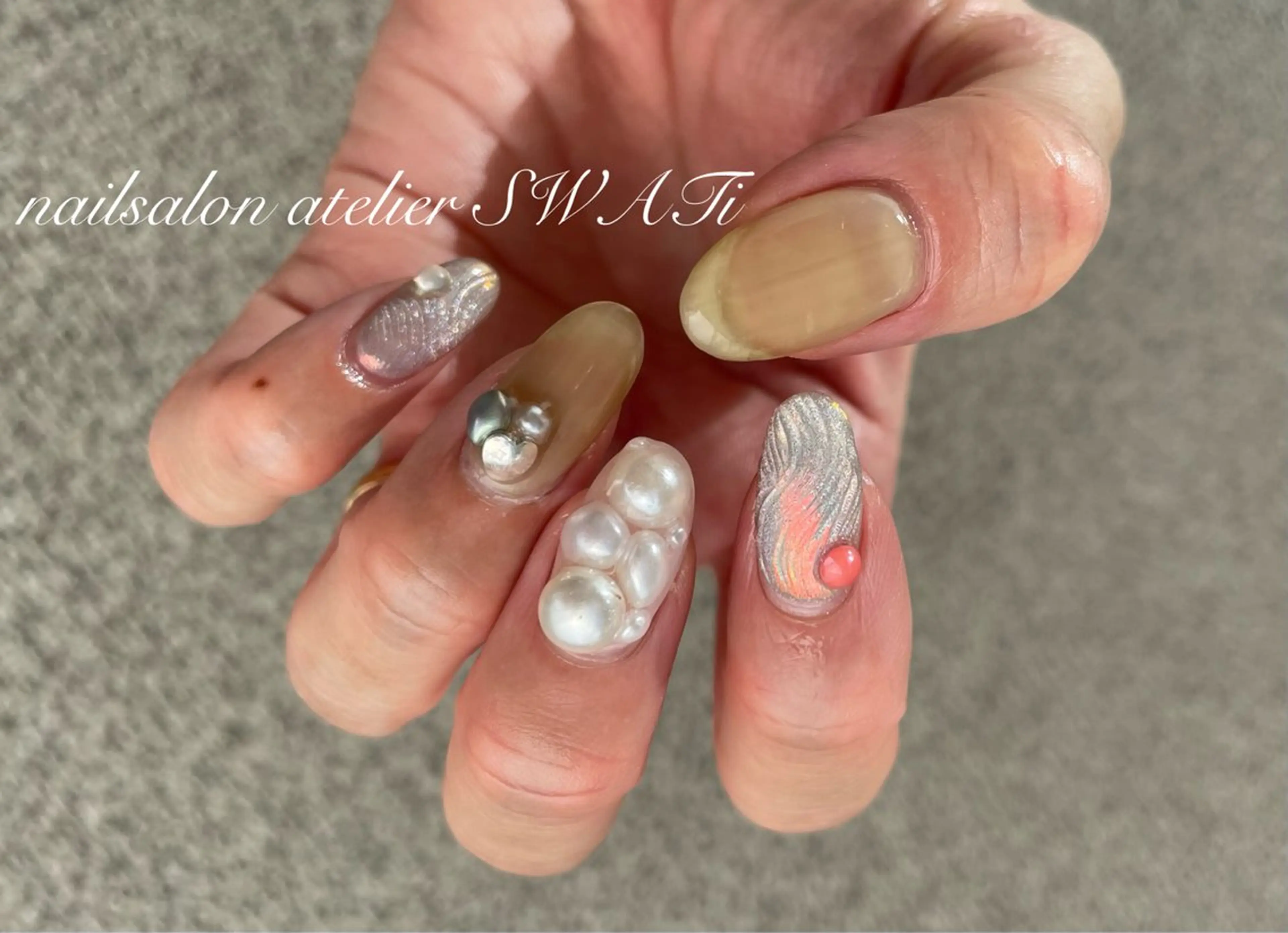 ネイル ヘアーサロン大野所属・nailsalon SWATiのネイルデザイン