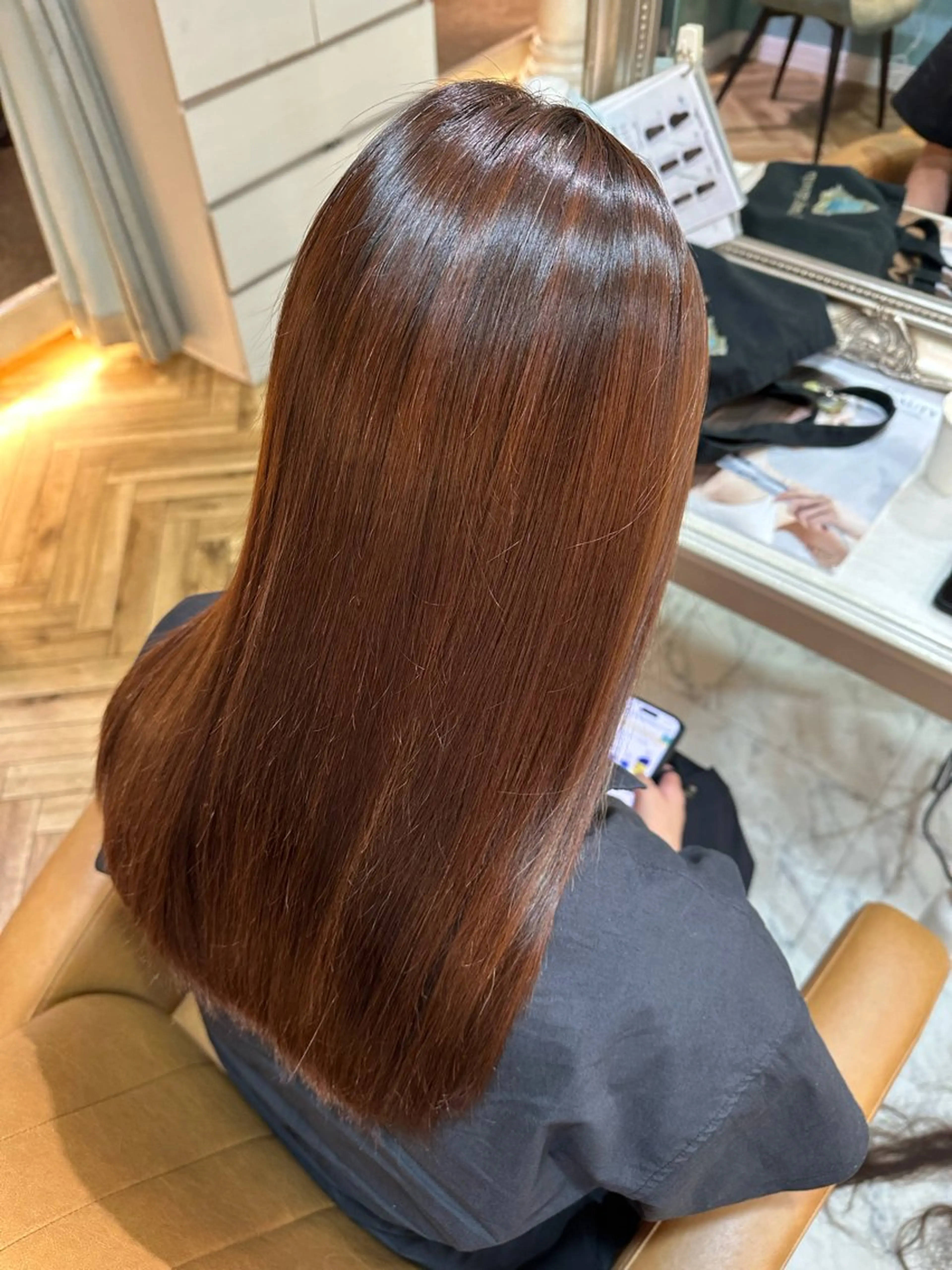 ✨髪質改善美髪縮毛矯正✨＋　1 step treatment 付の写真