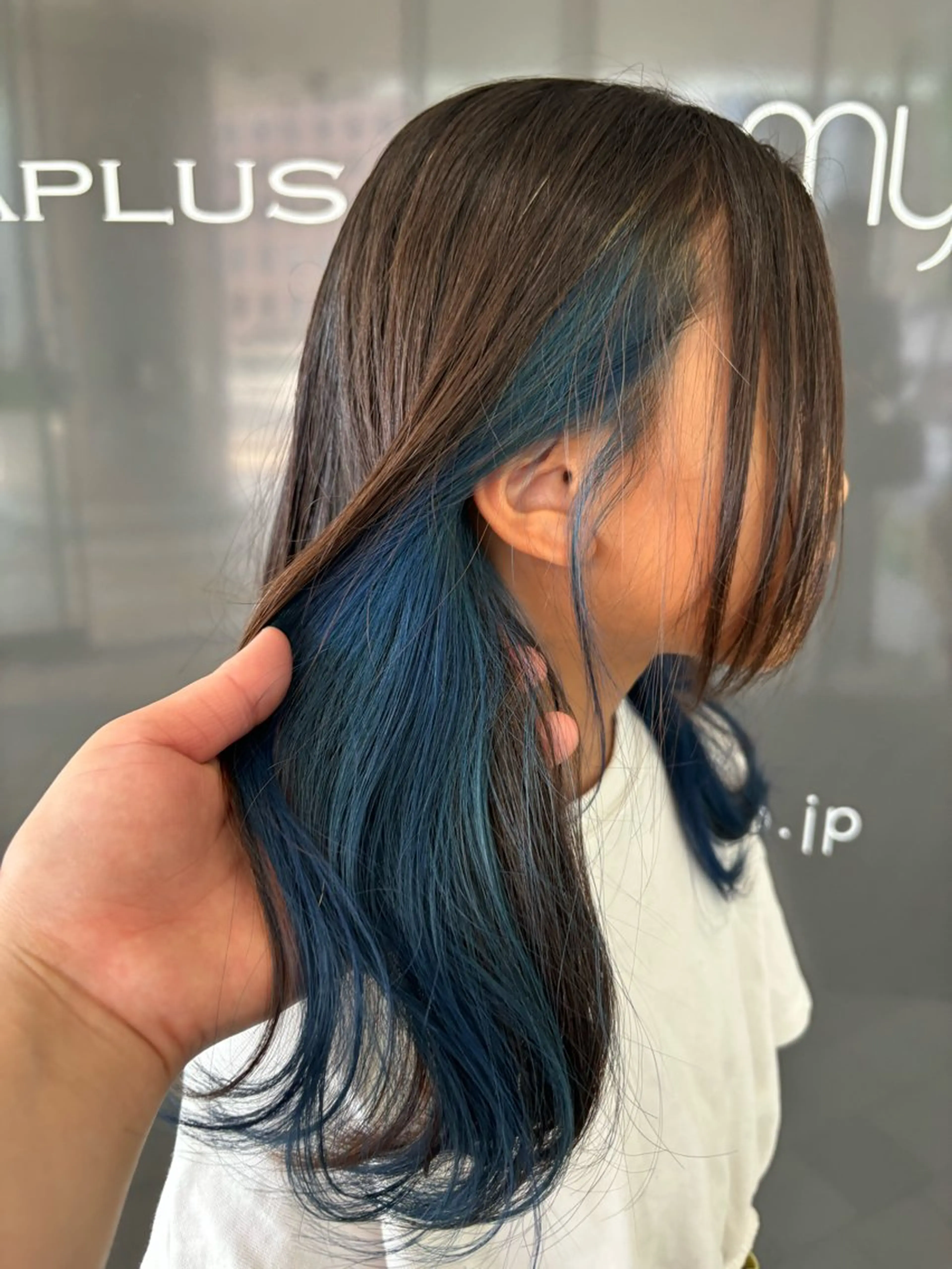 ロング カラー インナーカラー カット ヘアカラー 春日井/透明感カラー 大人カラー／高木琉菜のヘアスタイル