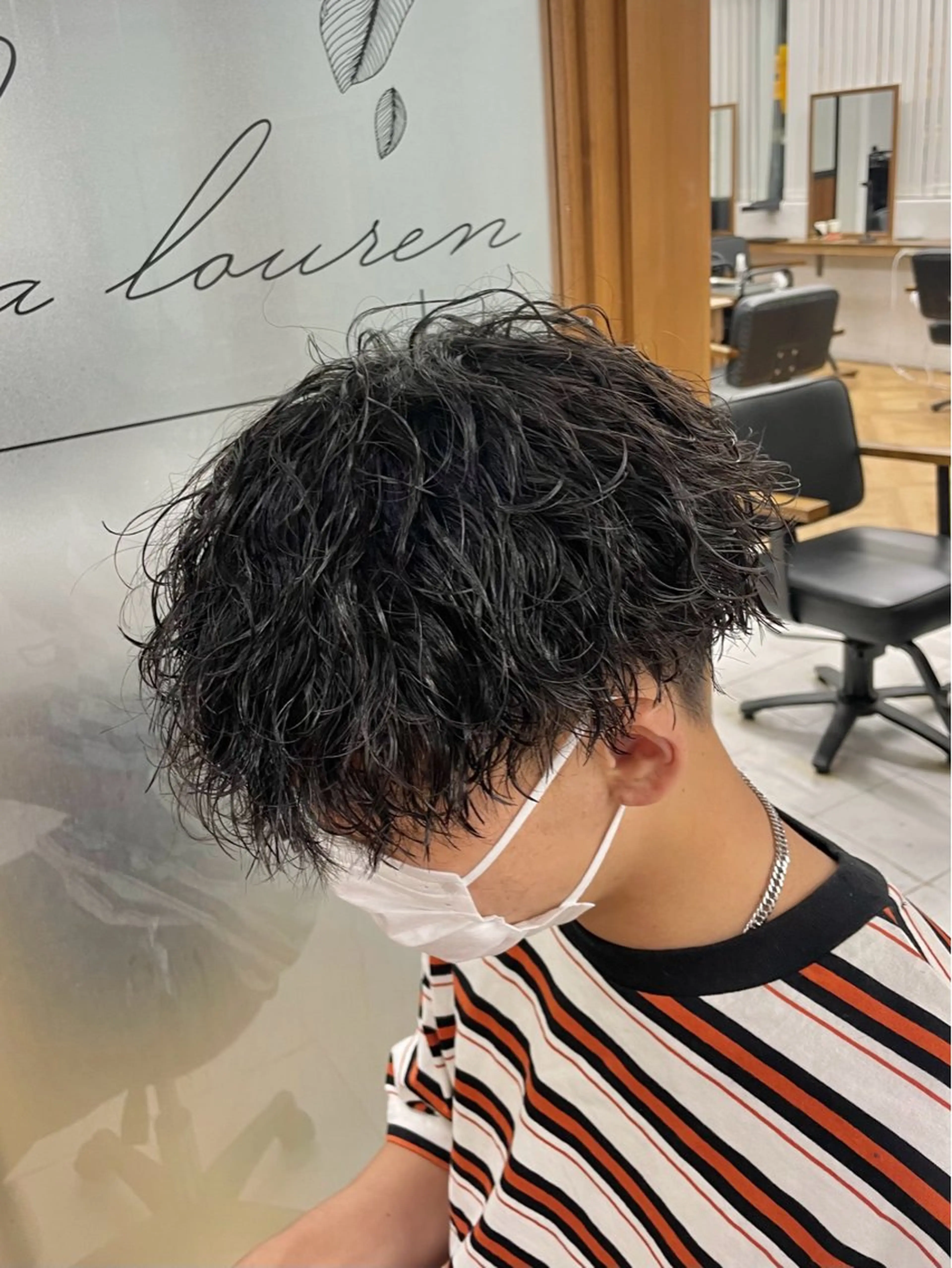 パーマ メンズ メンズパーマ カット ヘアカラー パーマ ヘアセット 立川メンズパーマ職人 小泉文人のヘアスタイル