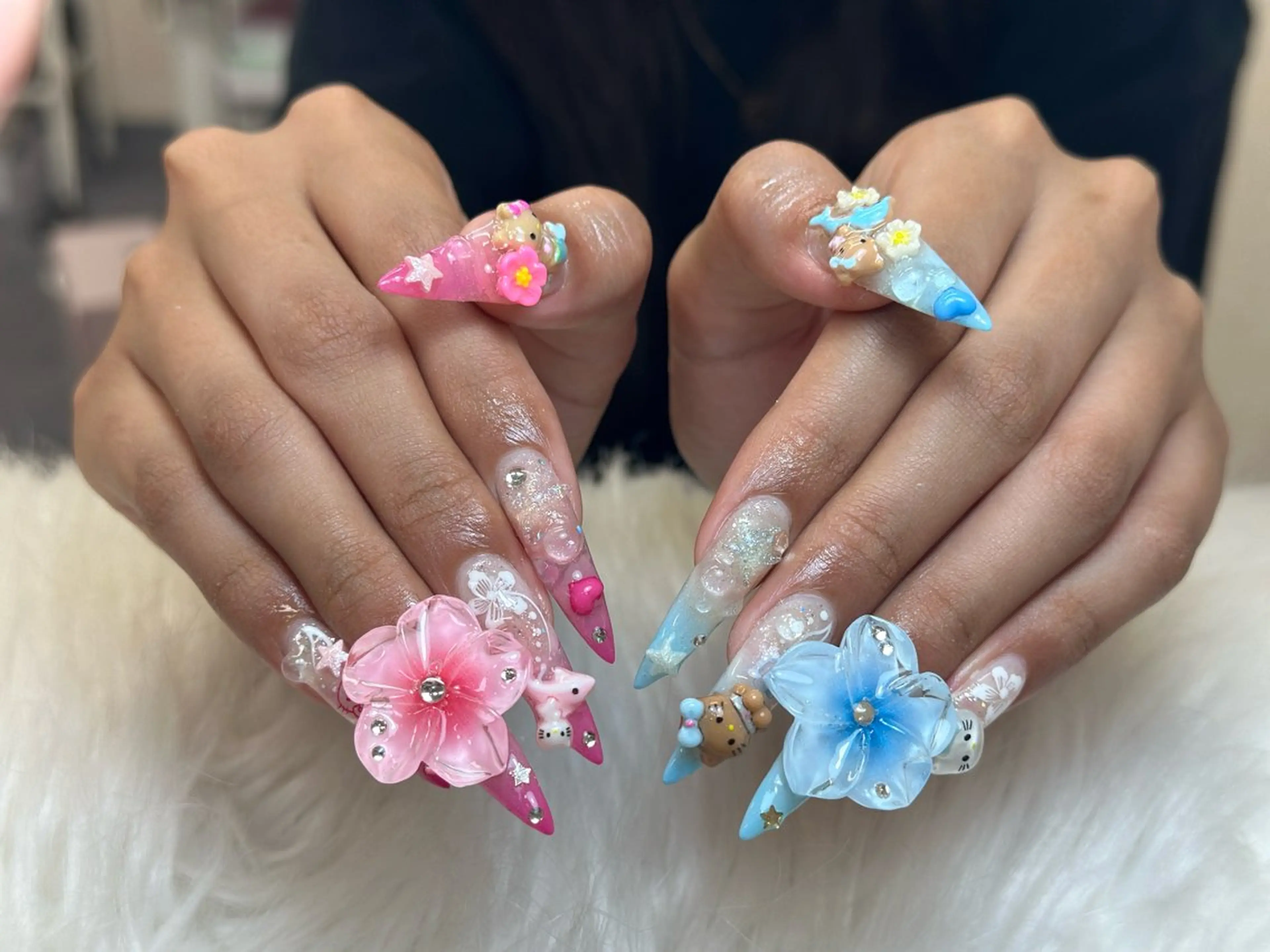ネイル アートネイル ジェルネイル マグネットネイル ハンドネイル JennNail_ マオのネイルデザイン