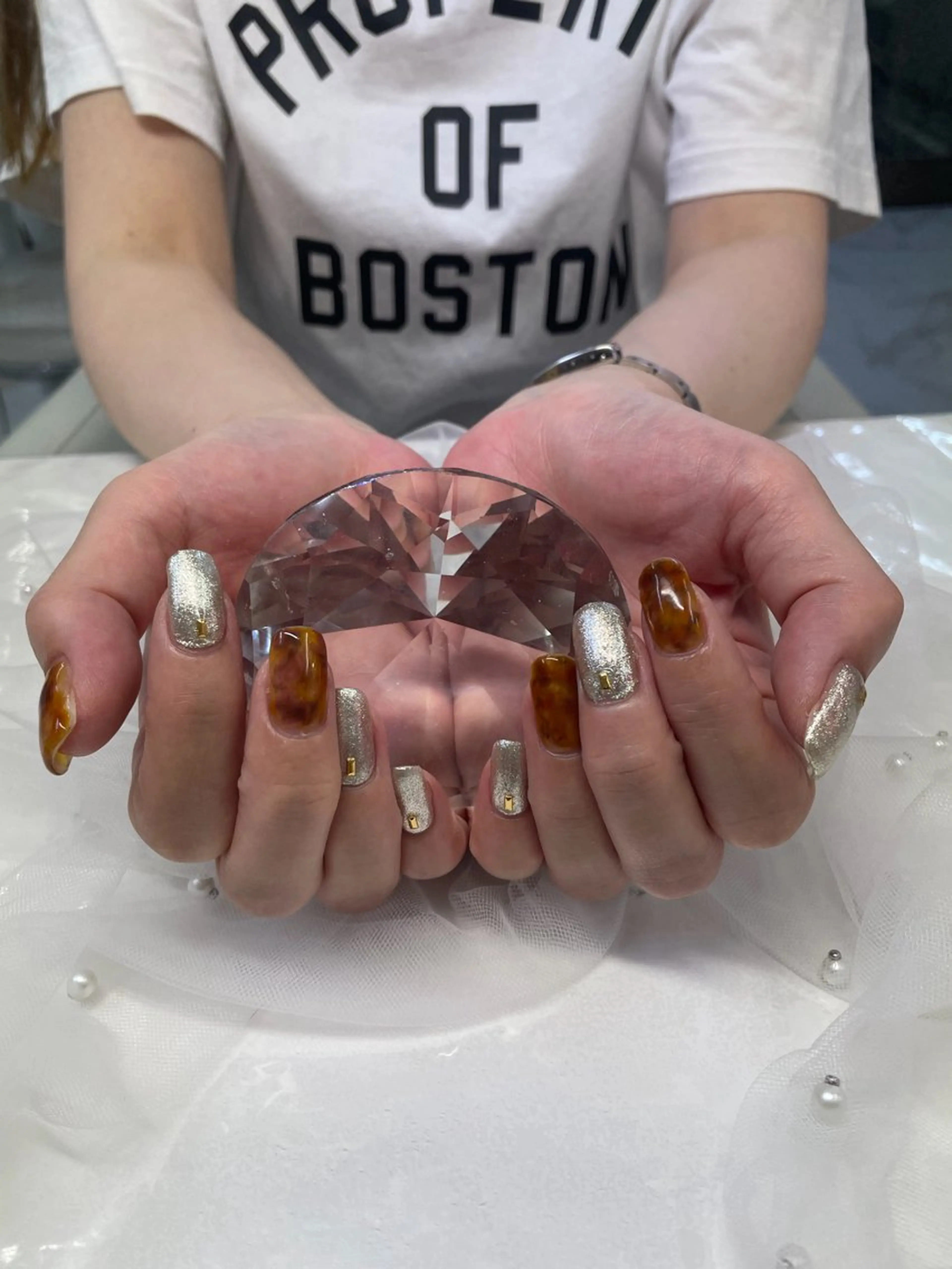 【オフ無し】⚜️ネイリストお任せアートコース(ハンド)の写真