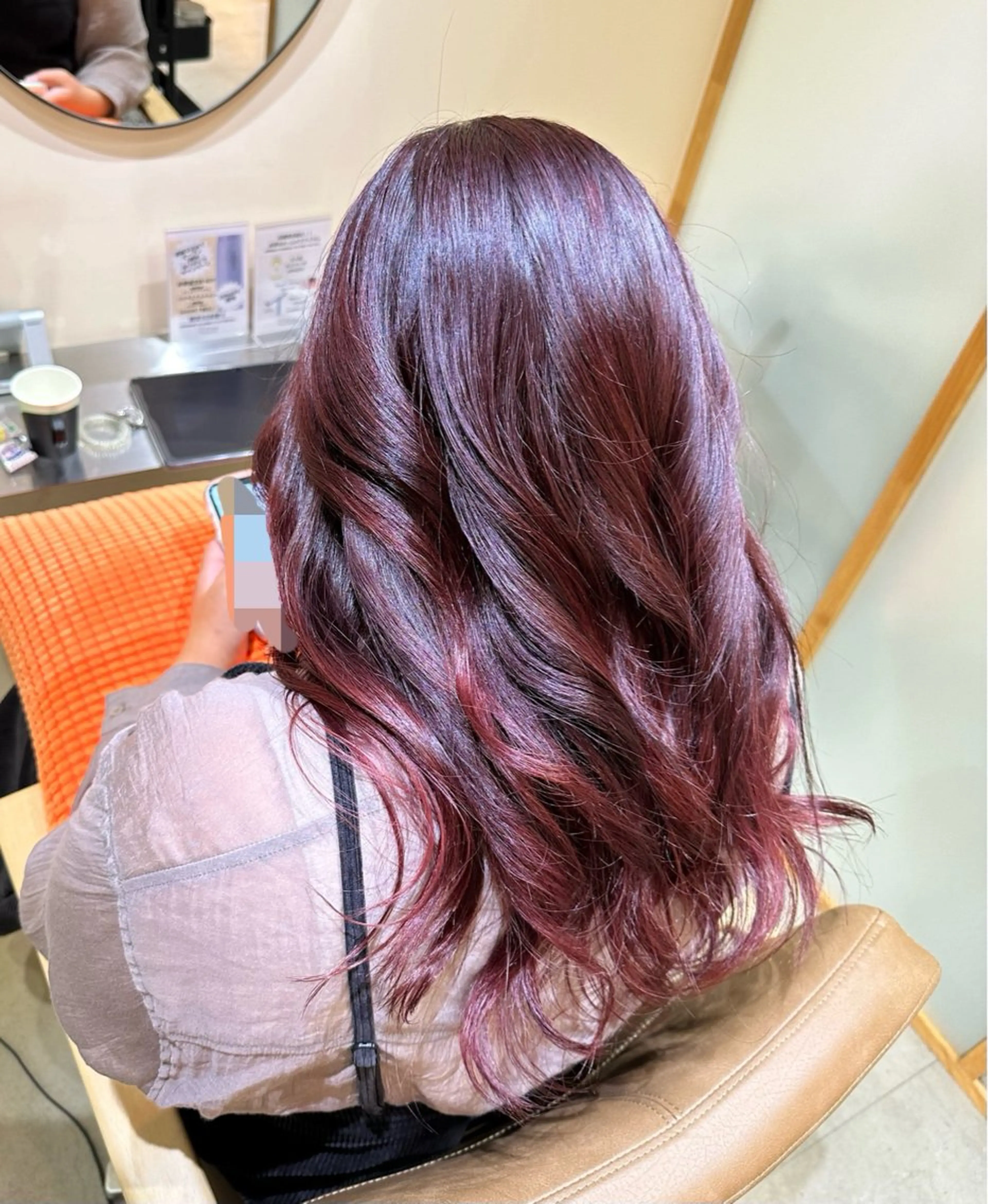 ミディアム ヘアカラー トリートメント Zina川口店所属・౨ৎ︎Zina 川口 KIRARI౨ৎのヘアスタイル