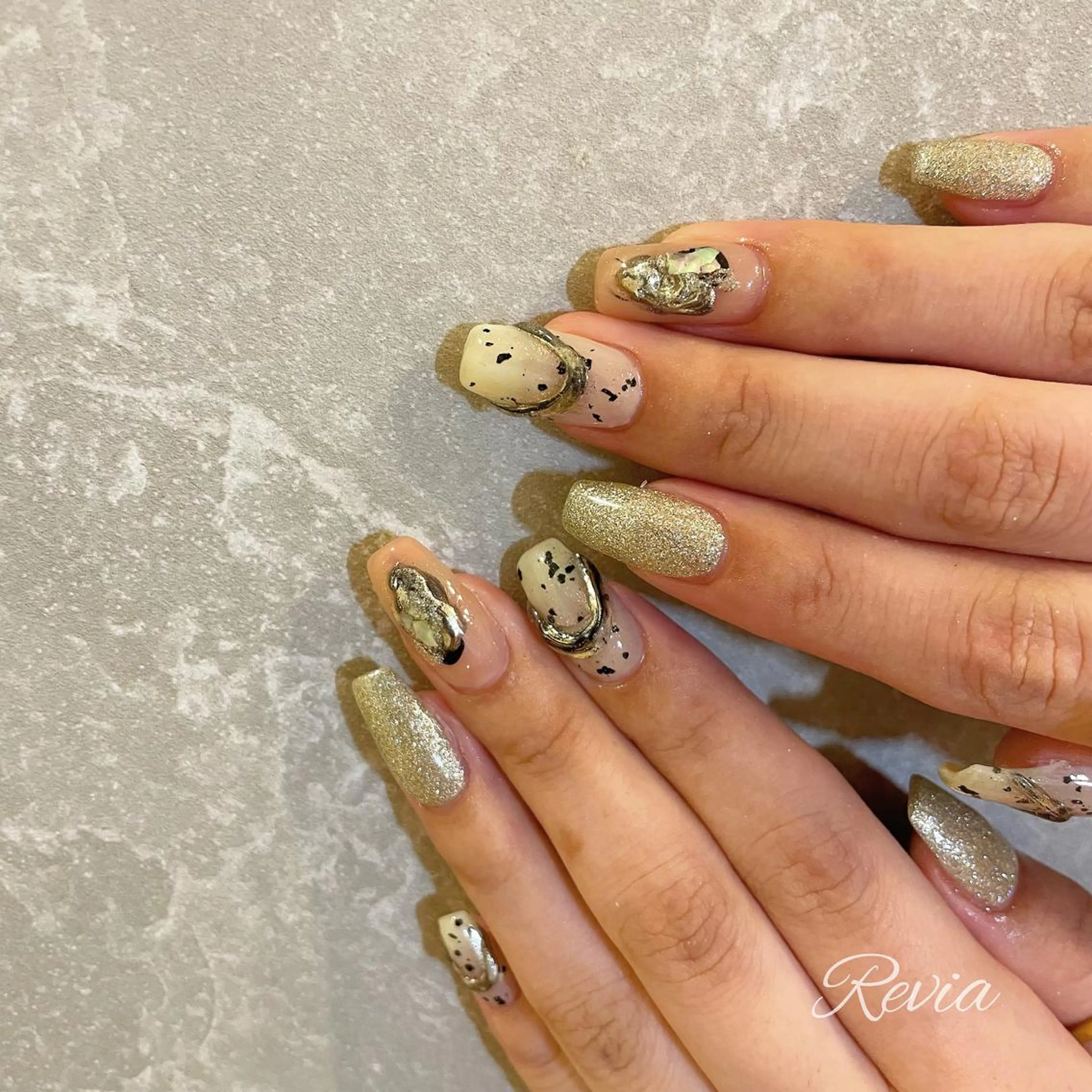 ネイル ハンドネイル revia所属・ERI Nailistのネイルデザイン