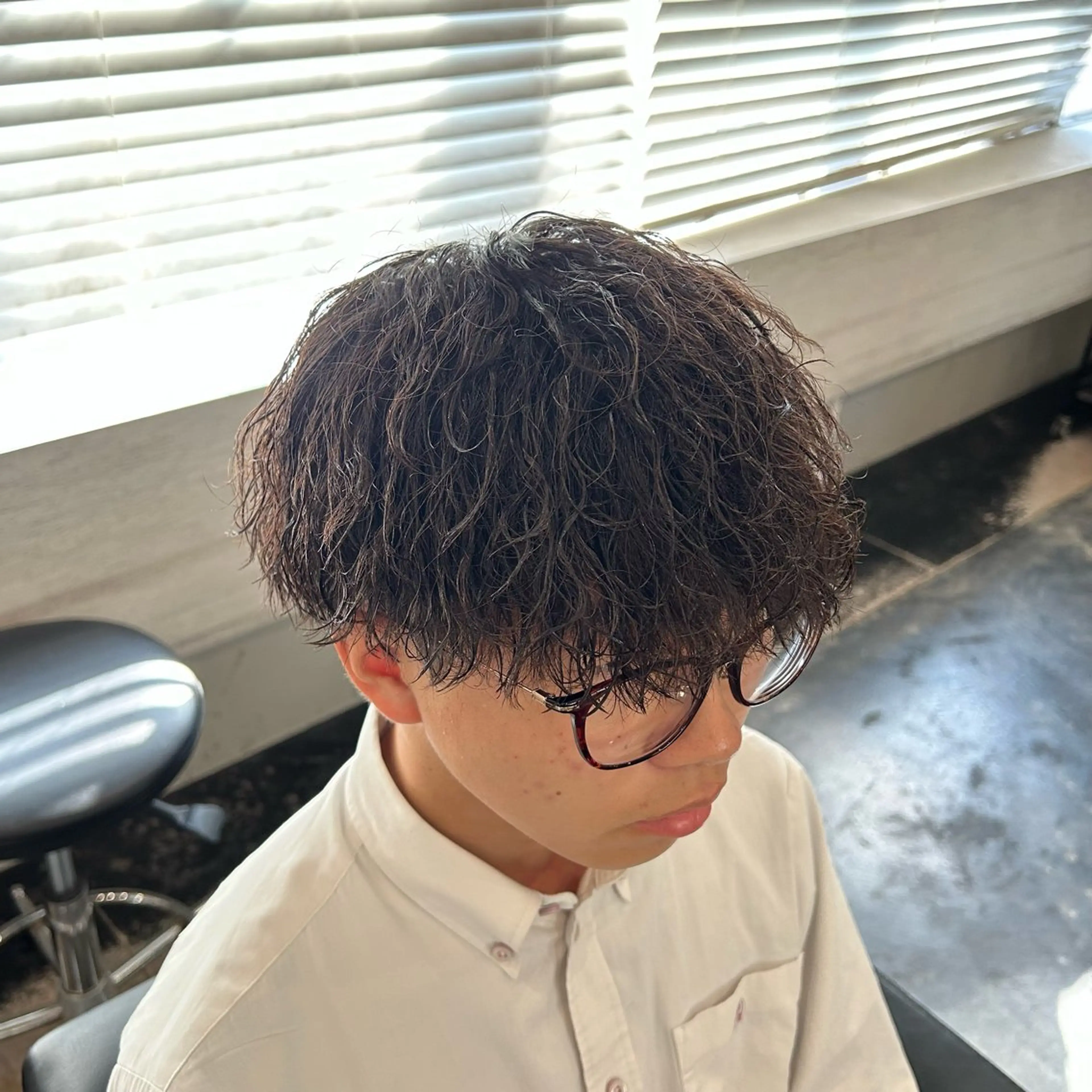 ショート パーマ メンズ B TECH by Zen【ビーテックバイゼン】所属・メンズパーマ/京都駅 /メンズ/奥村航平のヘアスタイル