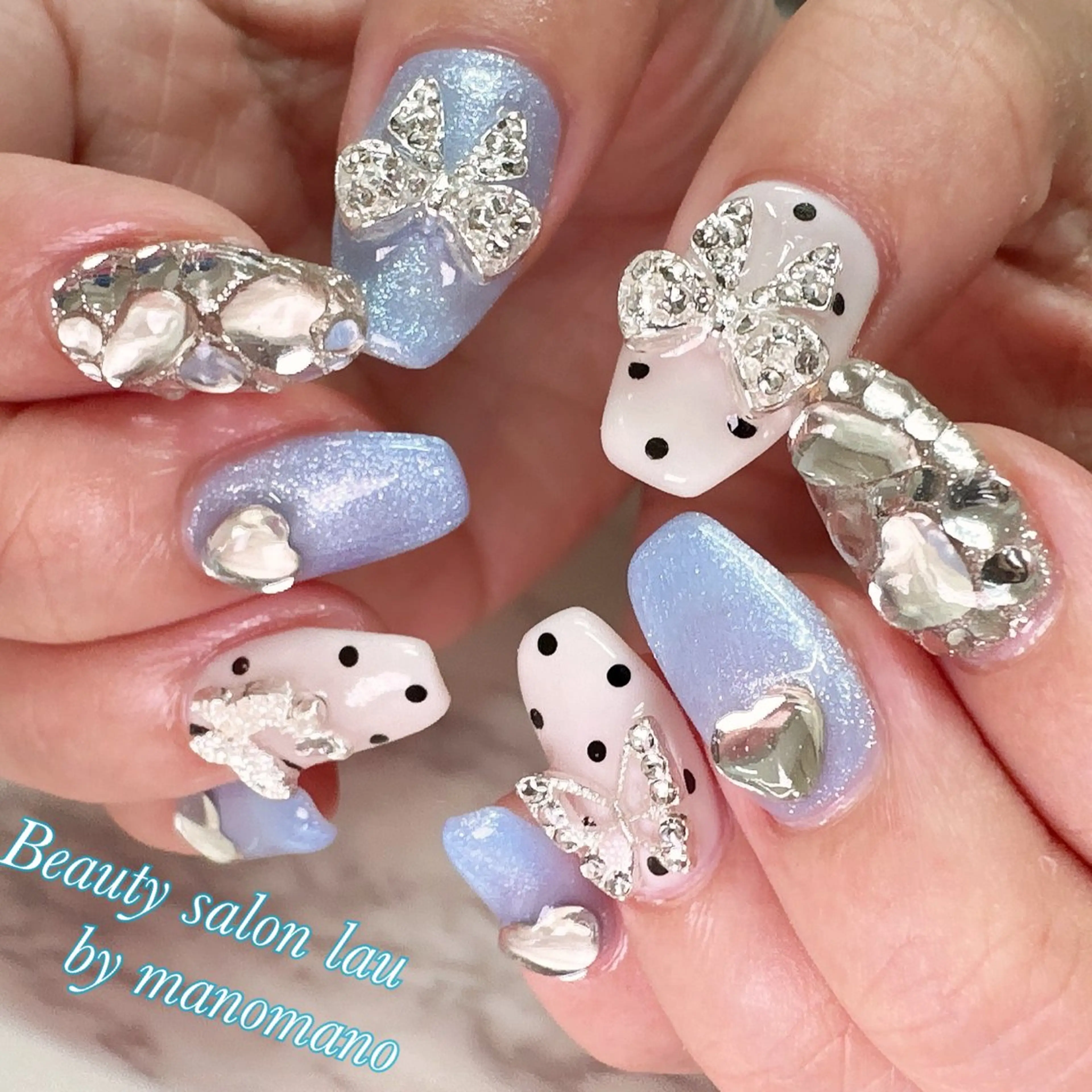 ネイル ハンドネイル ラウバイマノマノ なかざとのネイルデザイン