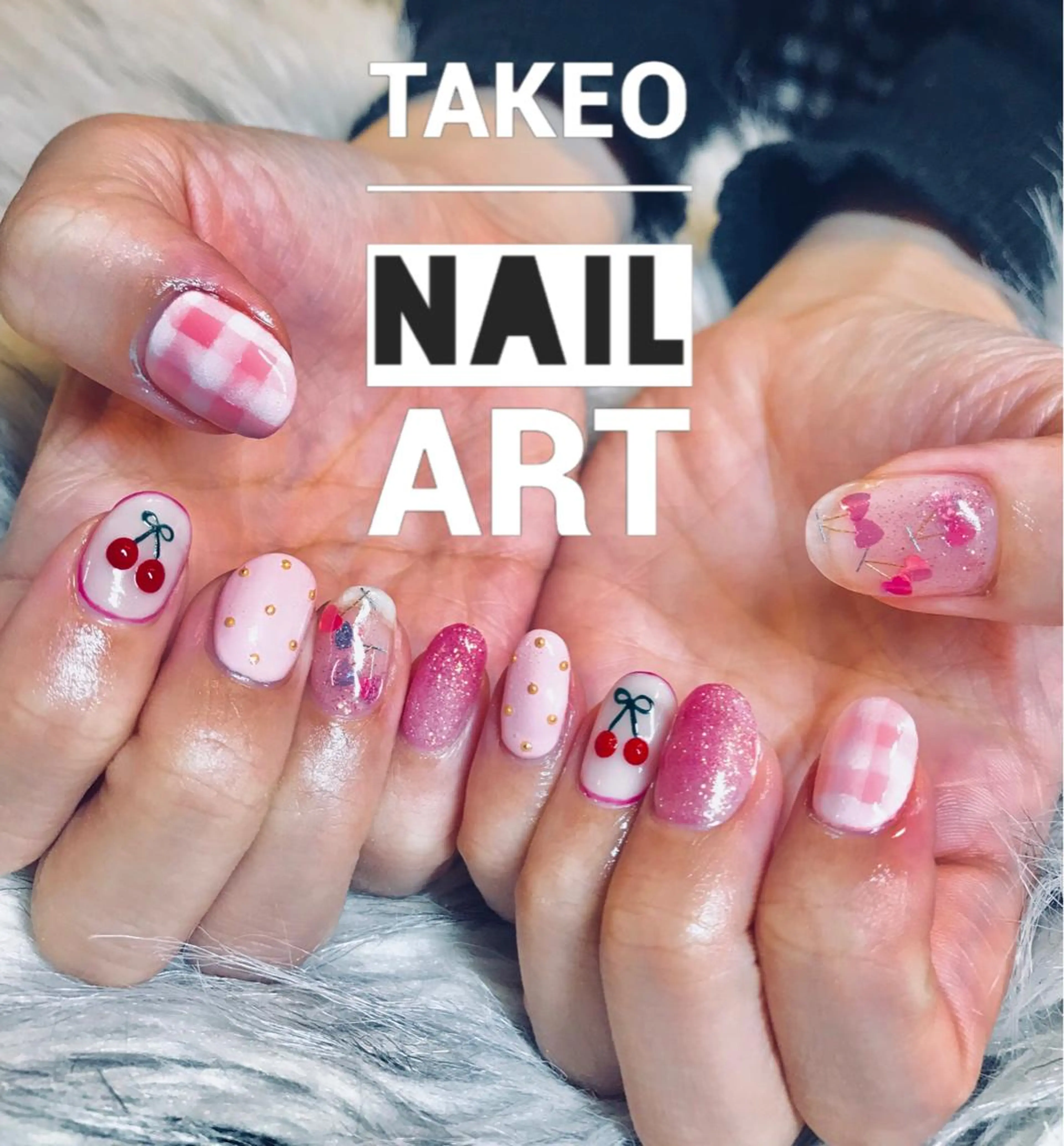 ミディアム ネイル nail&eye Aoのマツエク・マツパデザイン