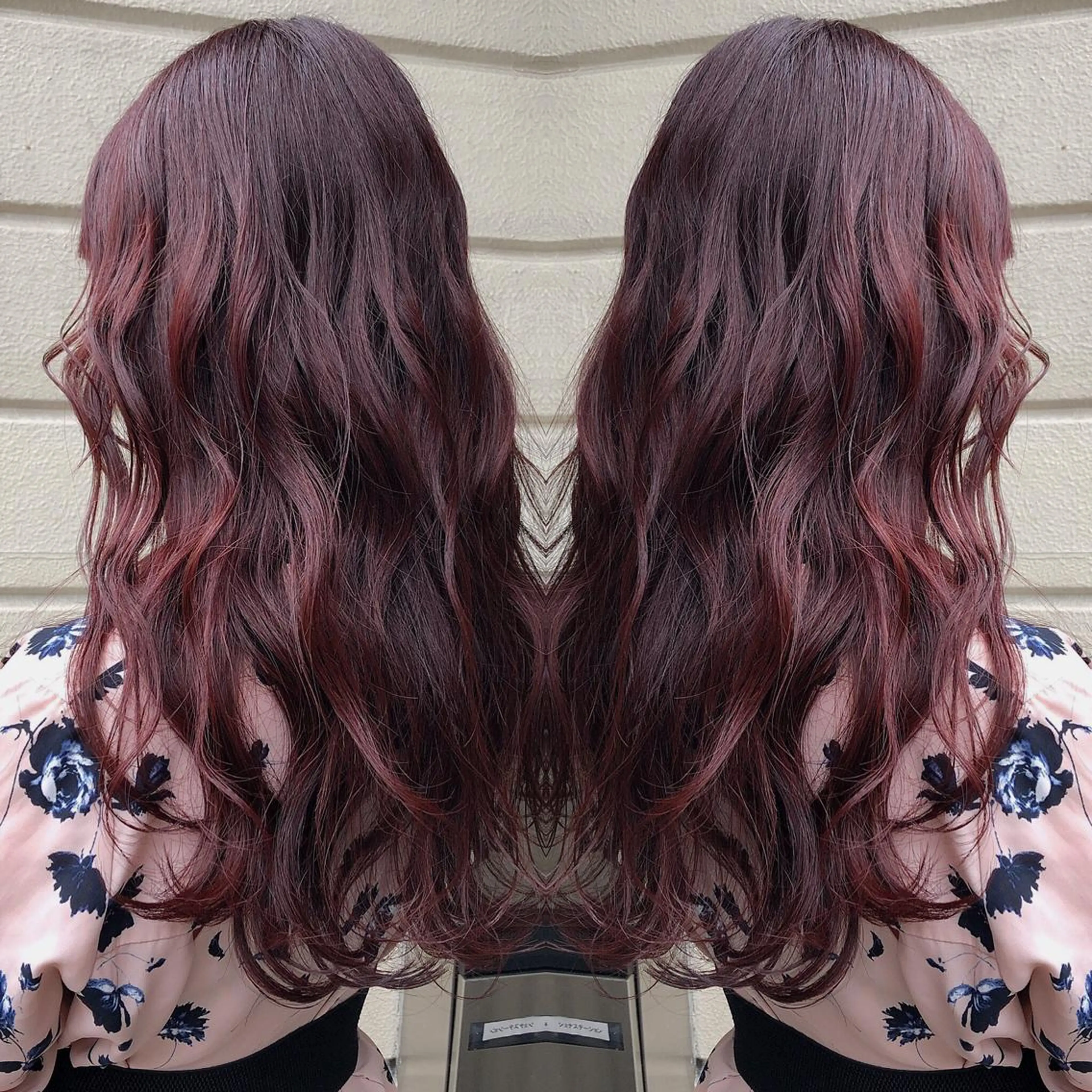 ロング カラー kr2s アメ村のヘアスタイル