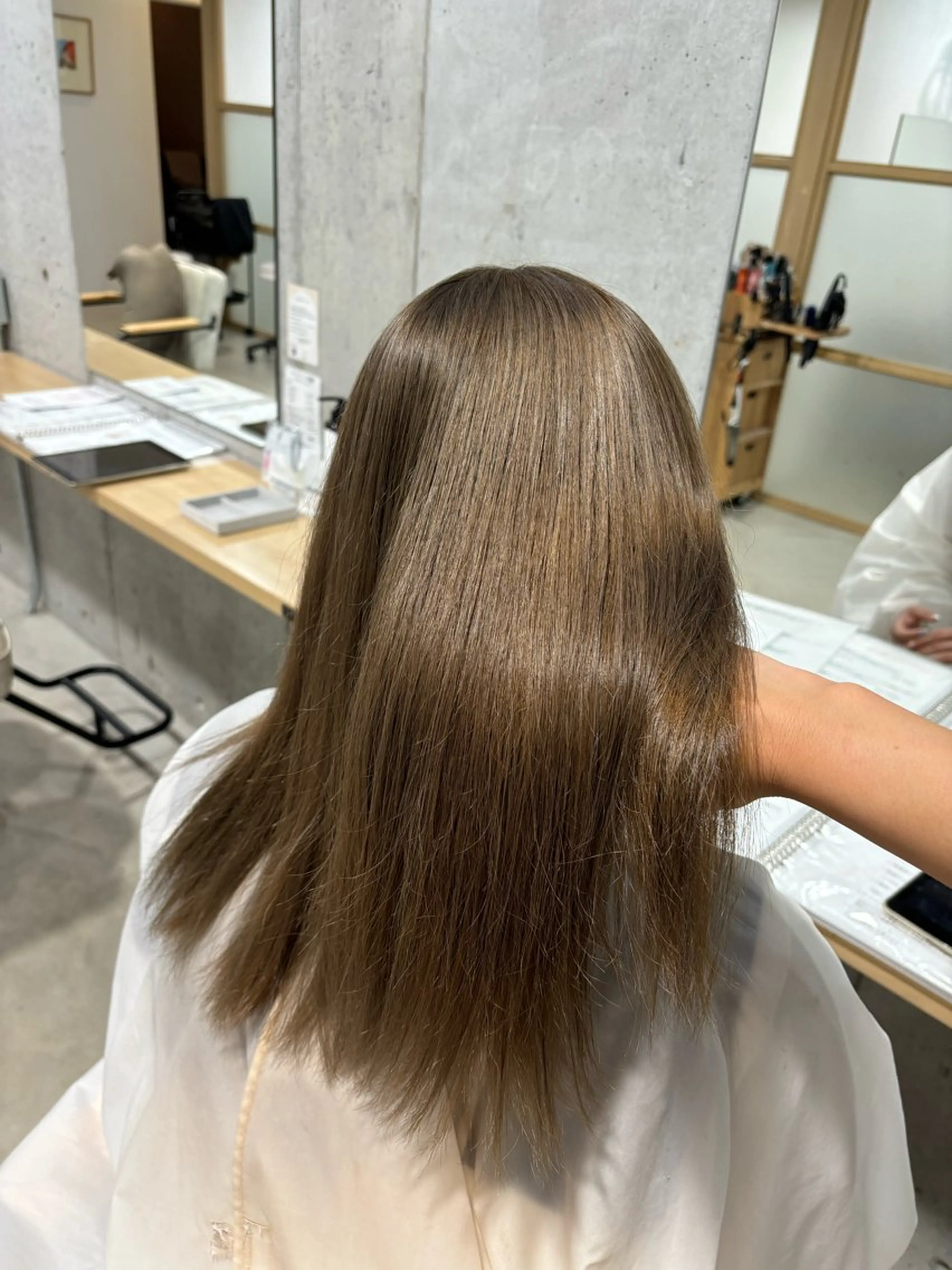 セミロング 艶カラー🌷暖色 /yuukaのヘアスタイル