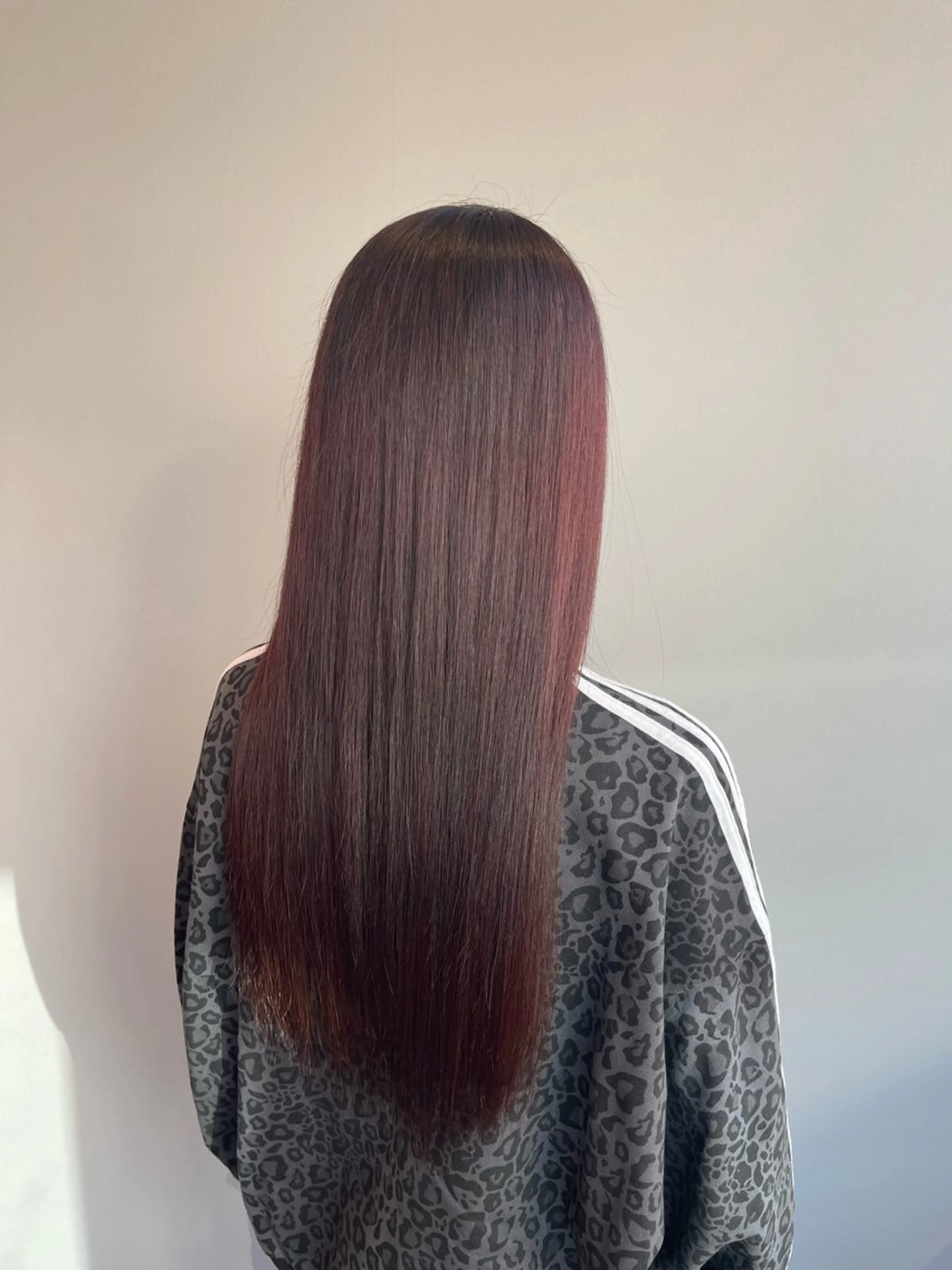 ロング カラー レッドカラー 透明感カラー/艶髪/ エクステ/HIROのヘアスタイル