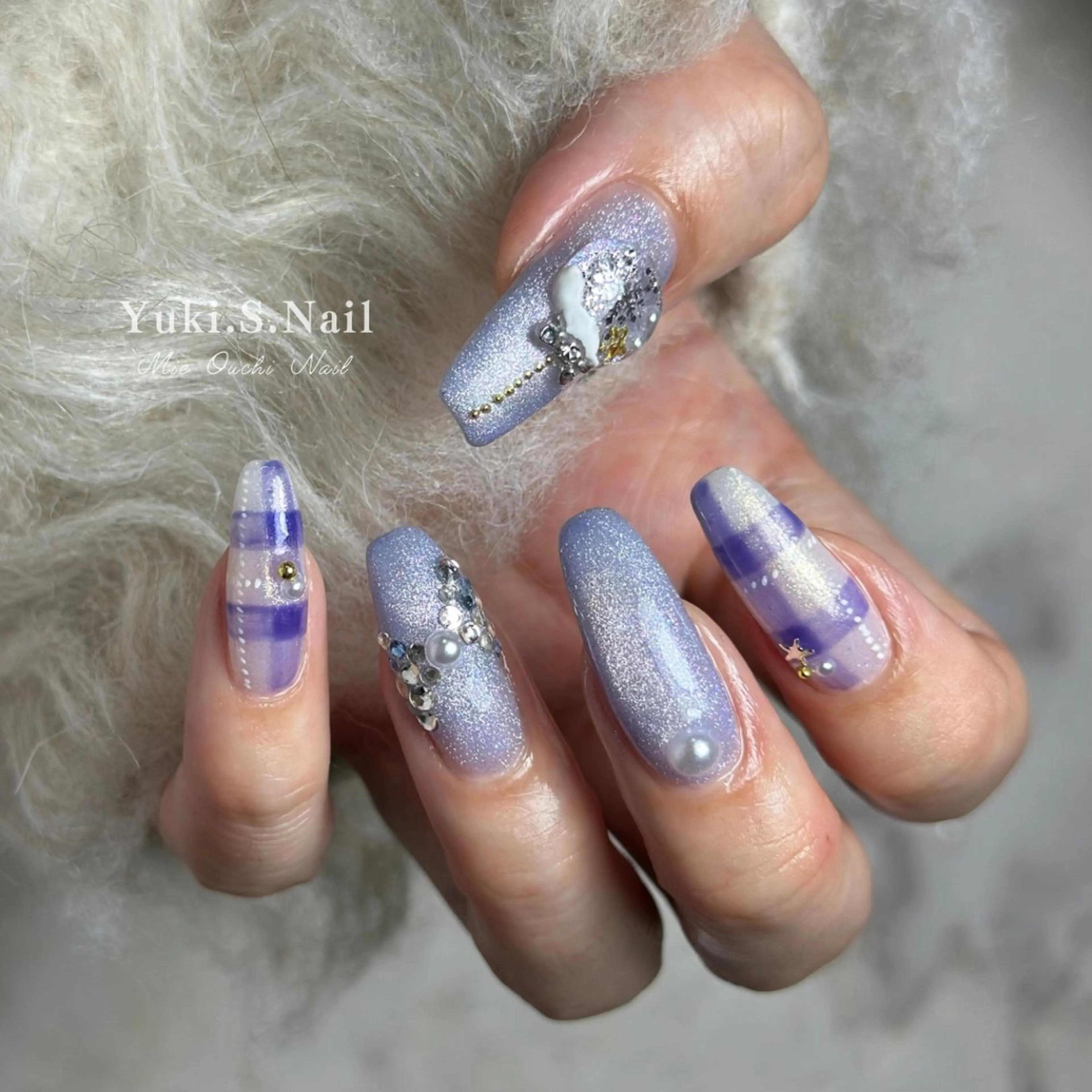 ロング ハンドネイル Yuki S.Nailのネイルデザイン