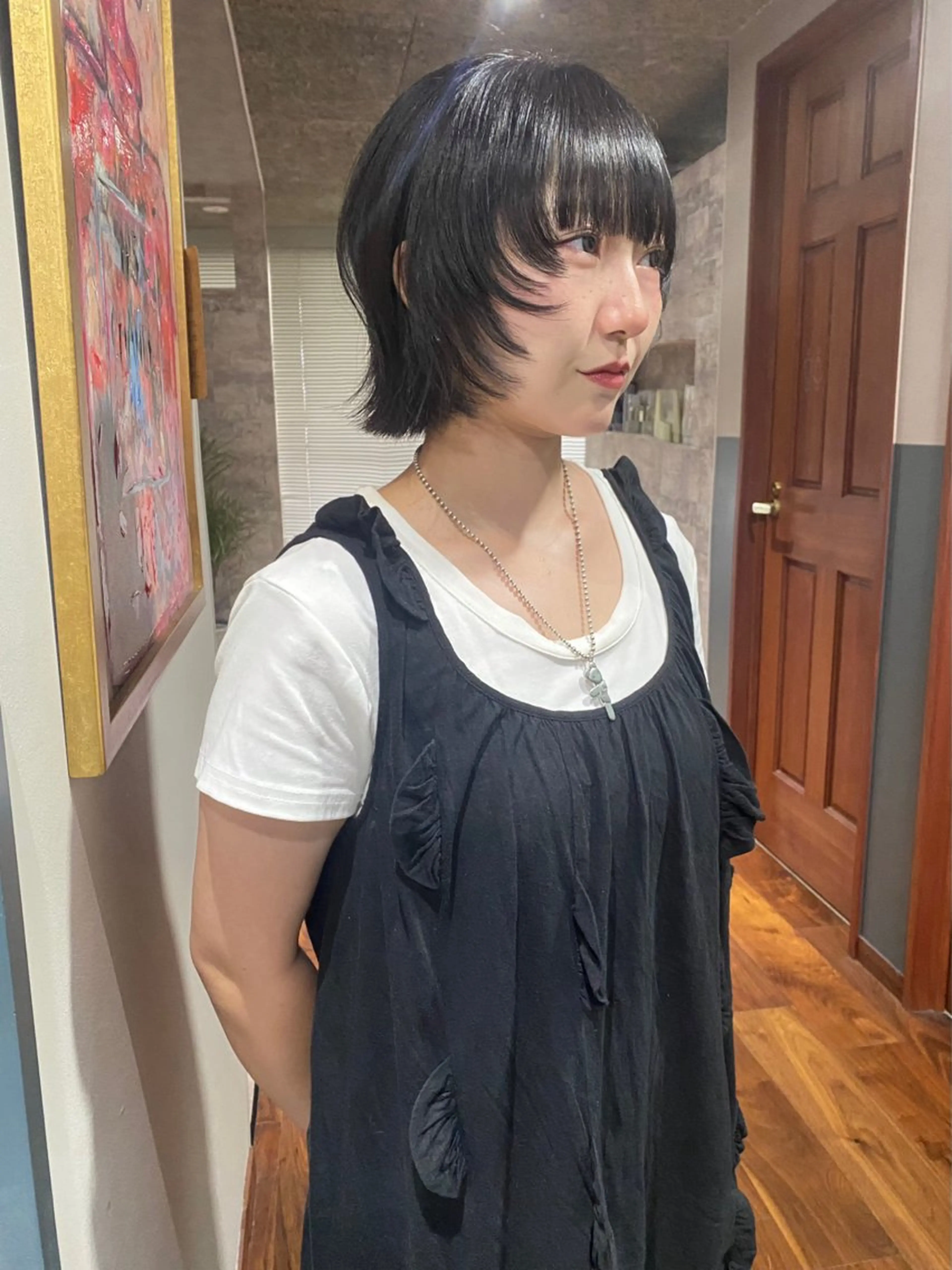 ショート カラー 似合わせカット ウルフカット カット ヘアカラー トリートメント mai / linoah˚✧のヘアスタイル