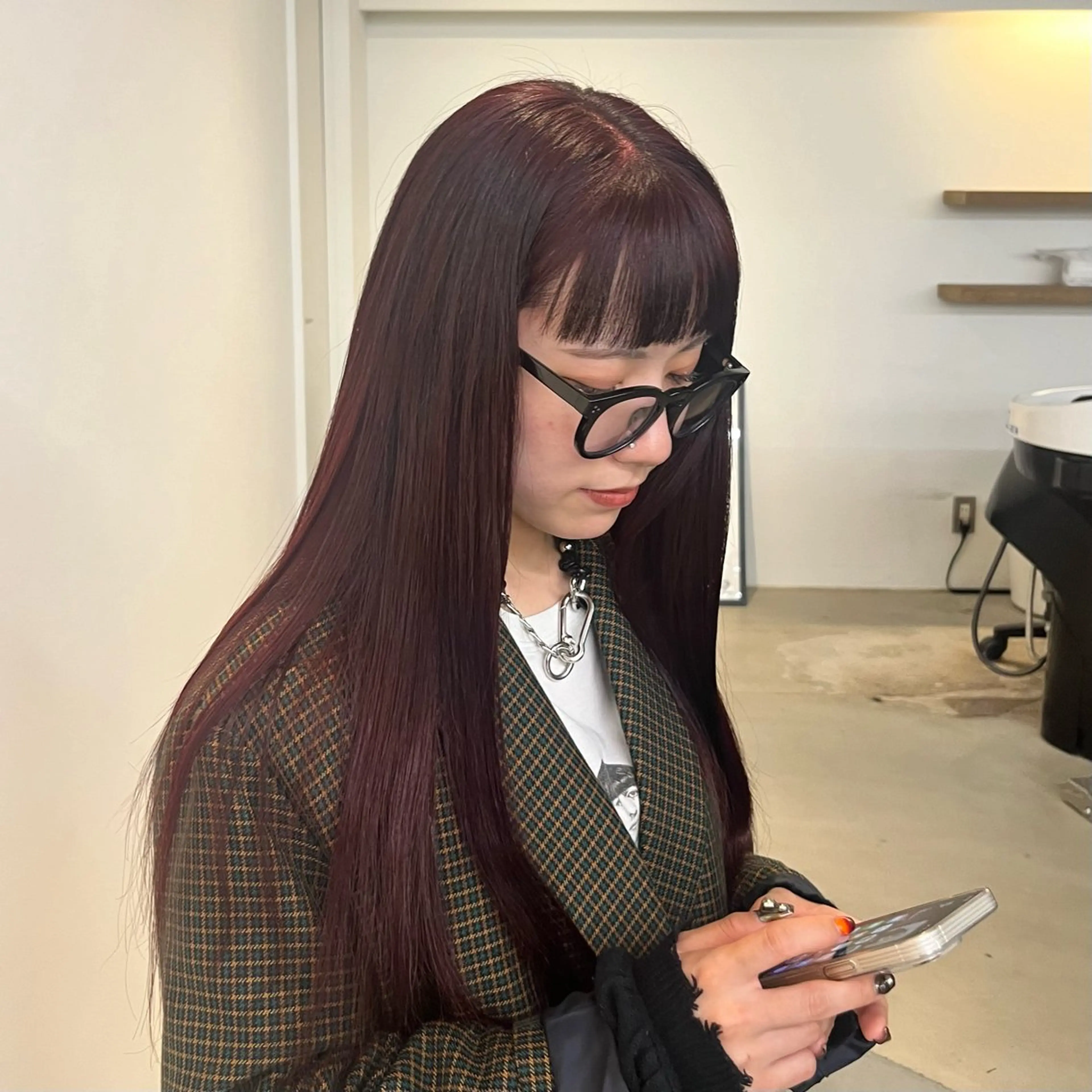 カラー ブリーチ ブリーチなしカラー 【sica】 レナのヘアスタイル