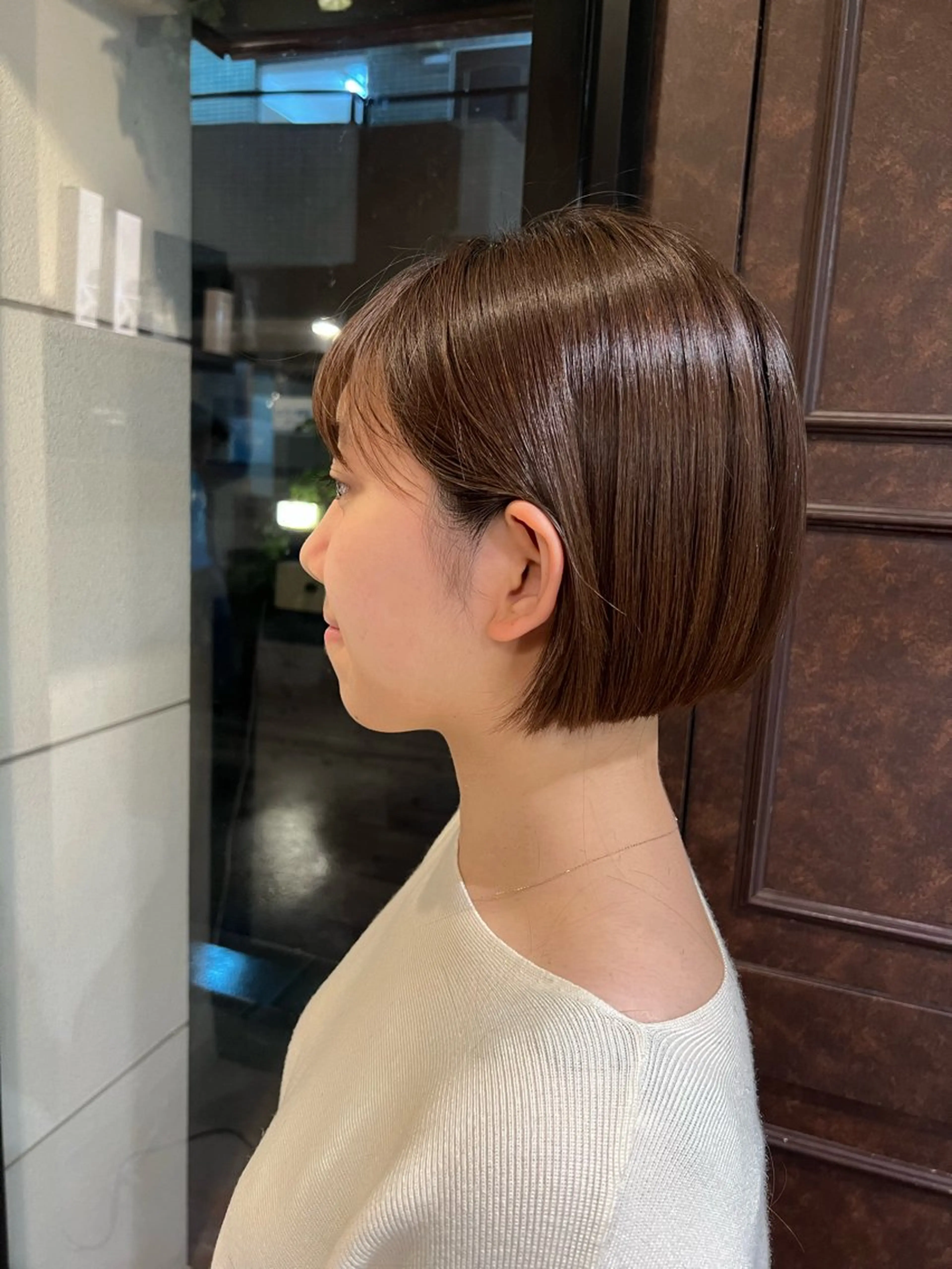 ミディアム ヘアカラー トリートメント ヘアセット 髪質改善/縮毛矯正/ 艶カラー/増田晃大のヘアスタイル