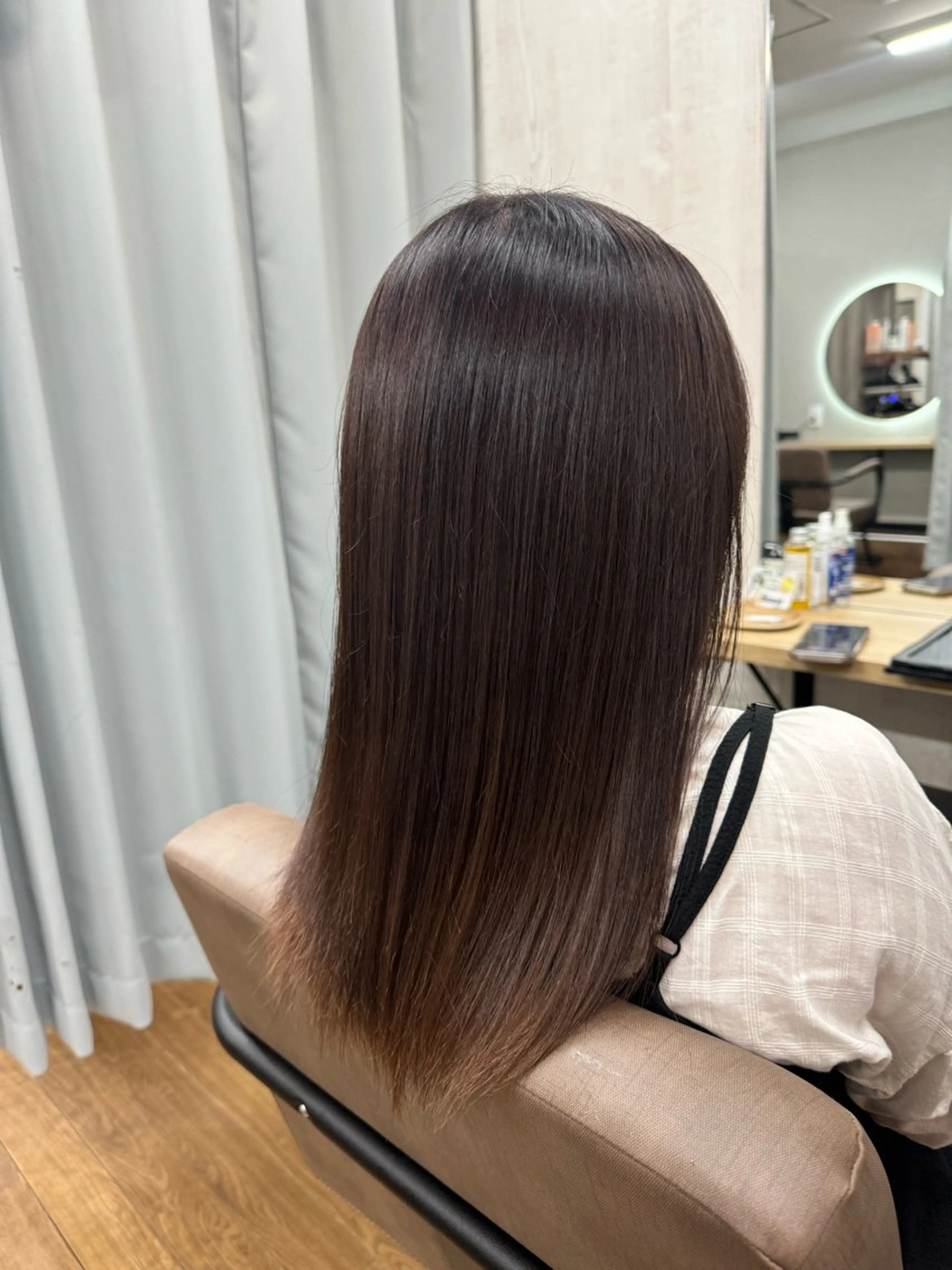 セミロング カラー カット ヘアカラー トリートメント TELA HAIR 稲毛店　千尋のヘアスタイル