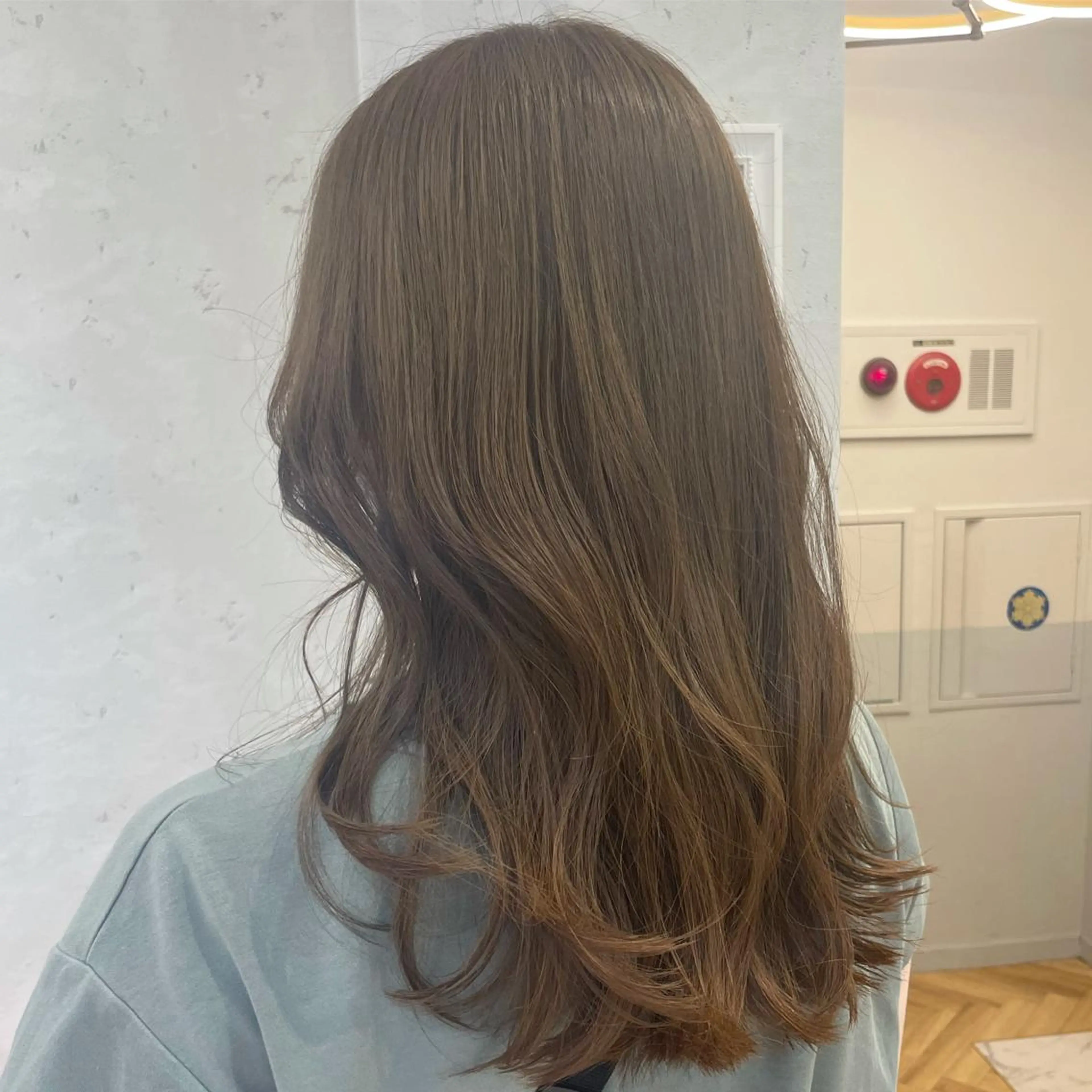 セミロング 産休中2026.4月 復帰予定/野崎華代のヘアスタイル