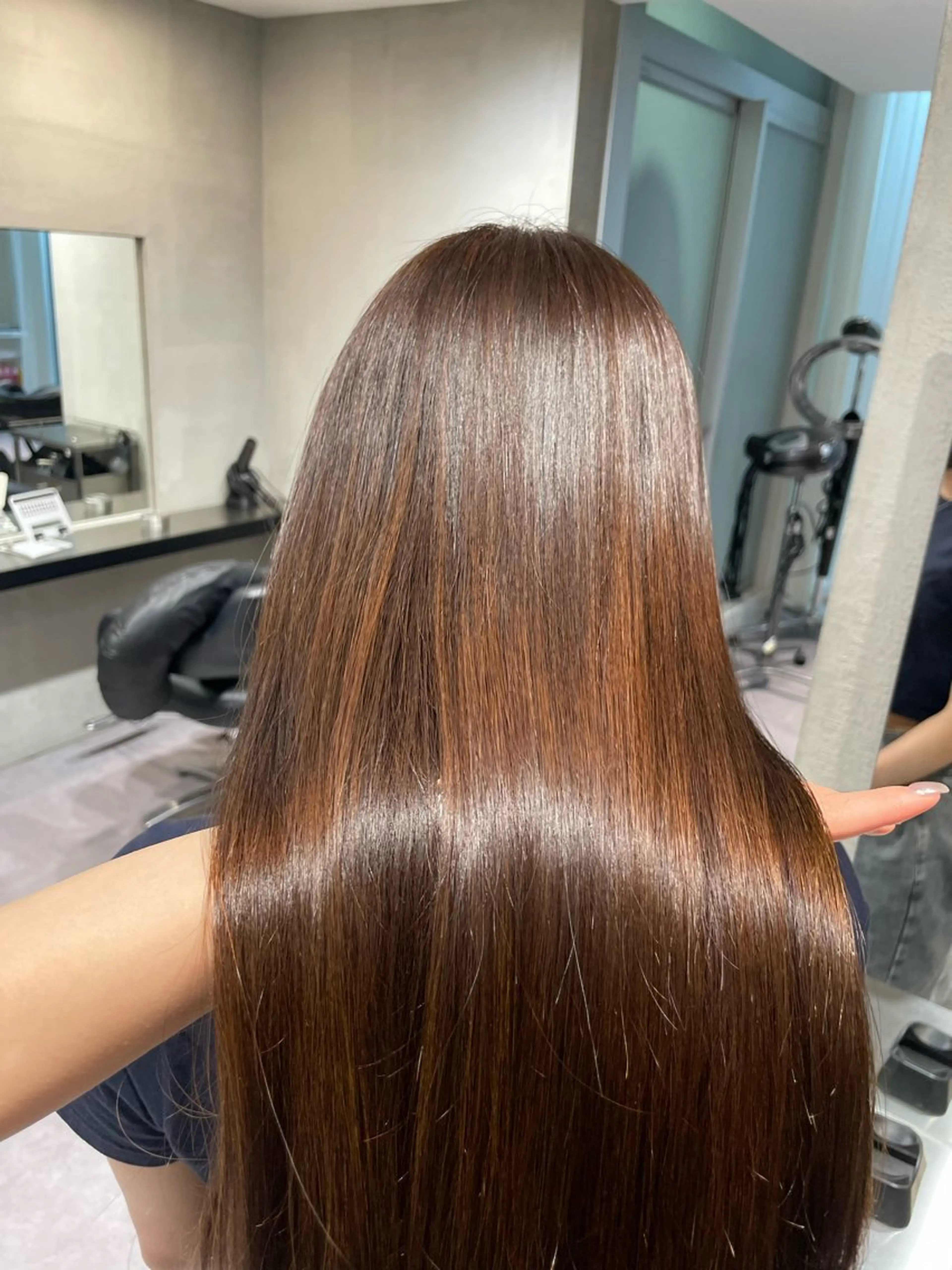 ロング 韓国ヘア AYUMIのヘアスタイル
