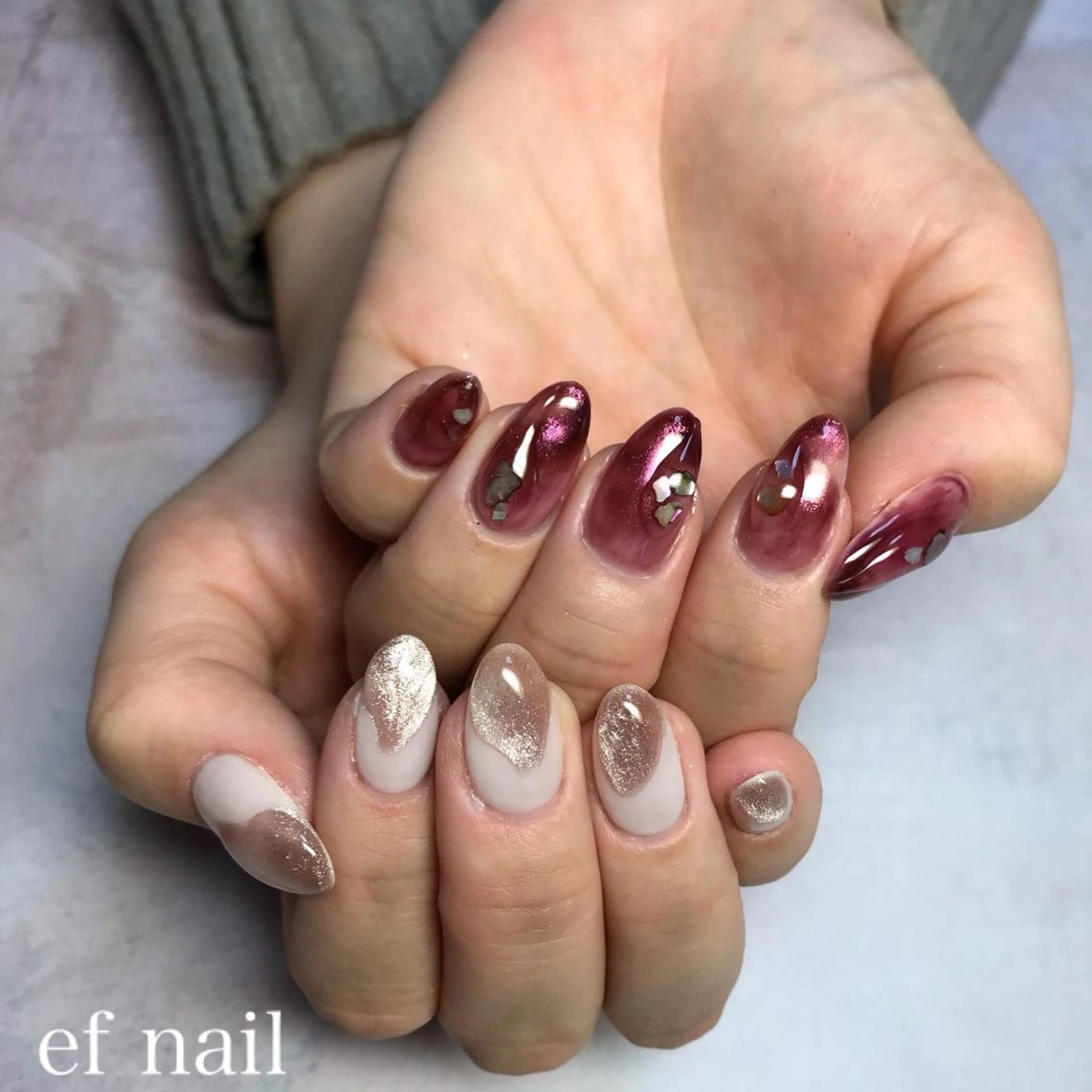 ネイル ハンドネイル ef nailのネイルデザイン