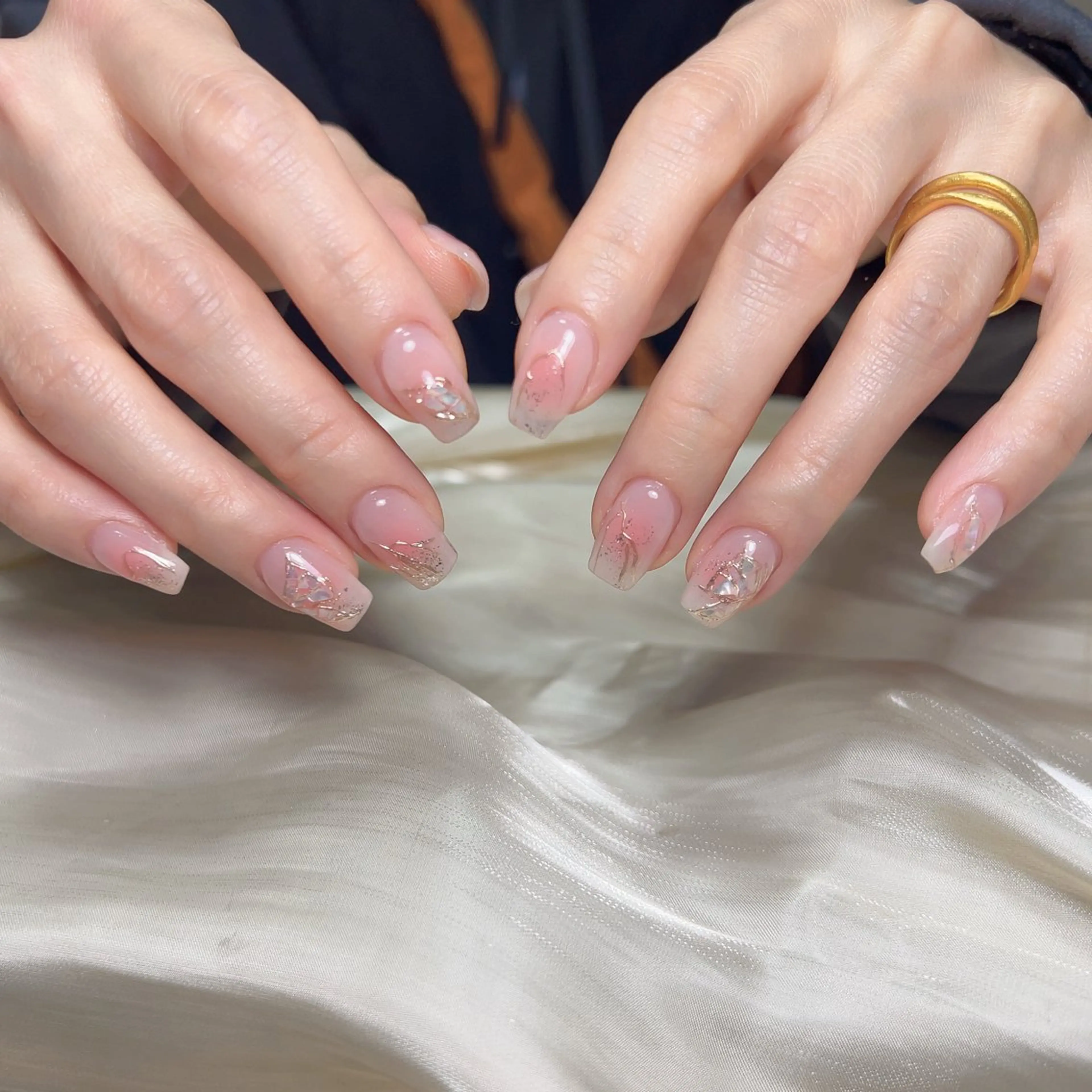 ネイル ハンドネイル ハンドケア 🎀Pink ピンク🎀のネイルデザイン