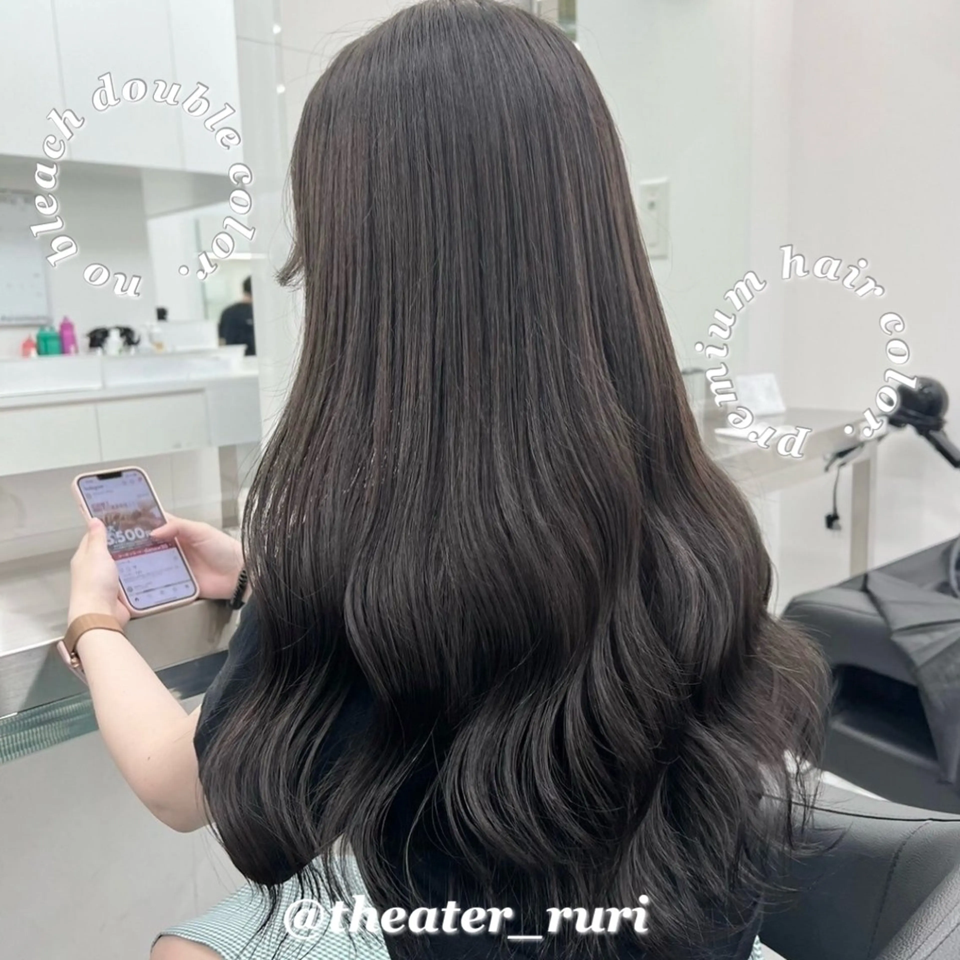 ロング カラー ヘアカラー RURI 🌙透明感カラー🌙のヘアスタイル