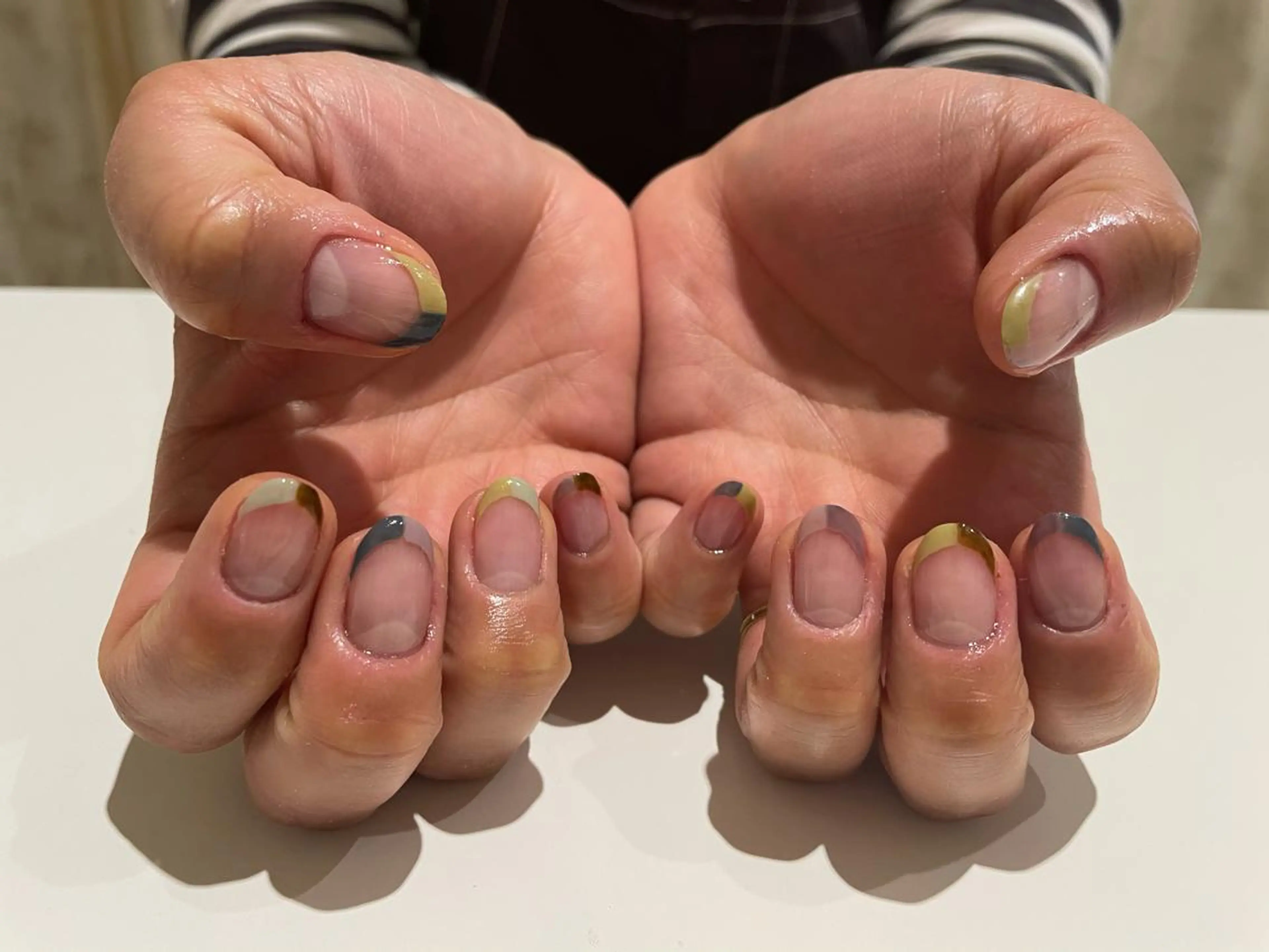 ネイル フレンチネイル Lista  飯塚店所属・ヤマネ リサコのネイルデザイン