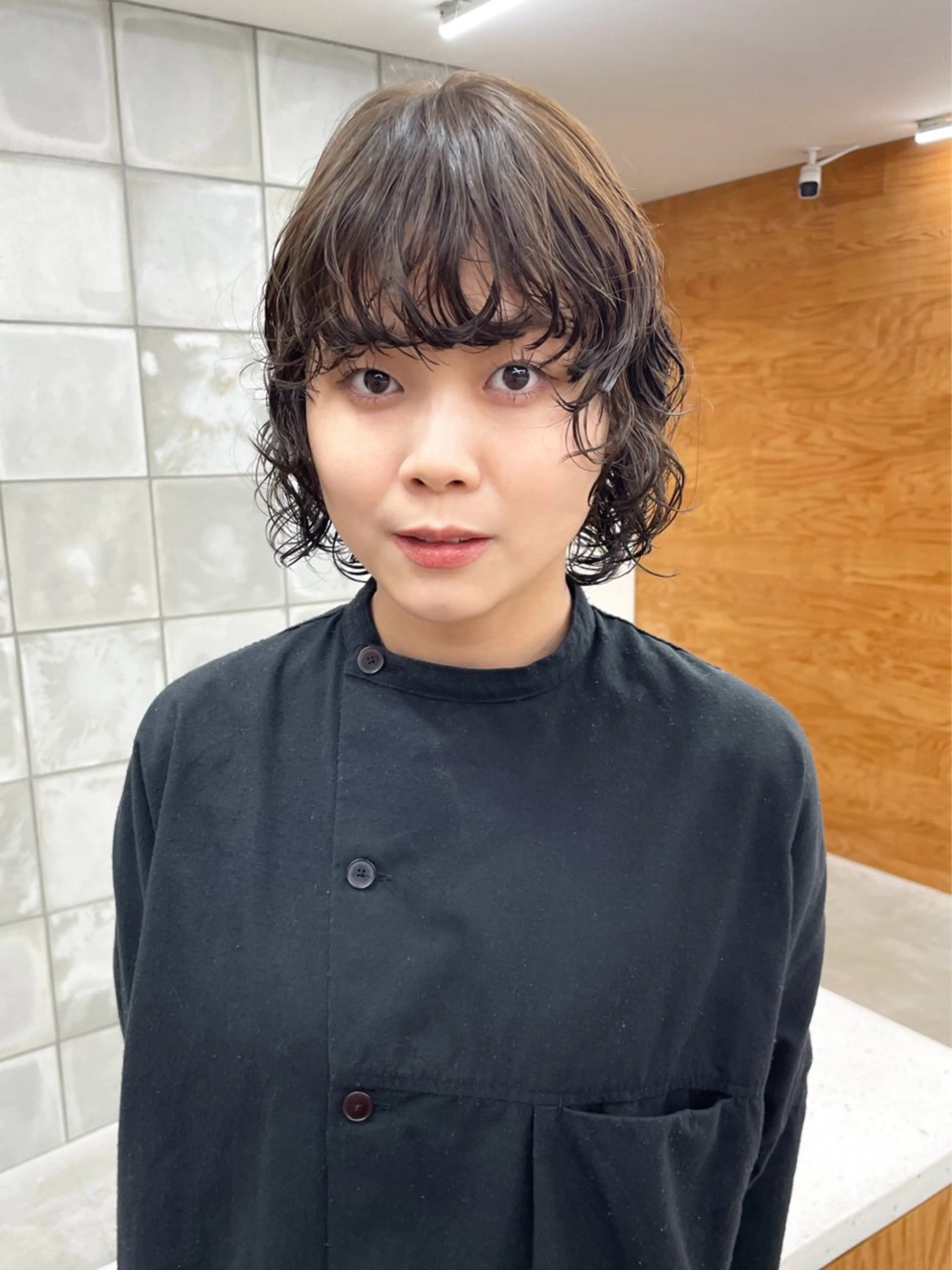 【 カット パーマ 】 ※ 3cm以上切らせて頂ける方 💆🏻‍♀️の写真